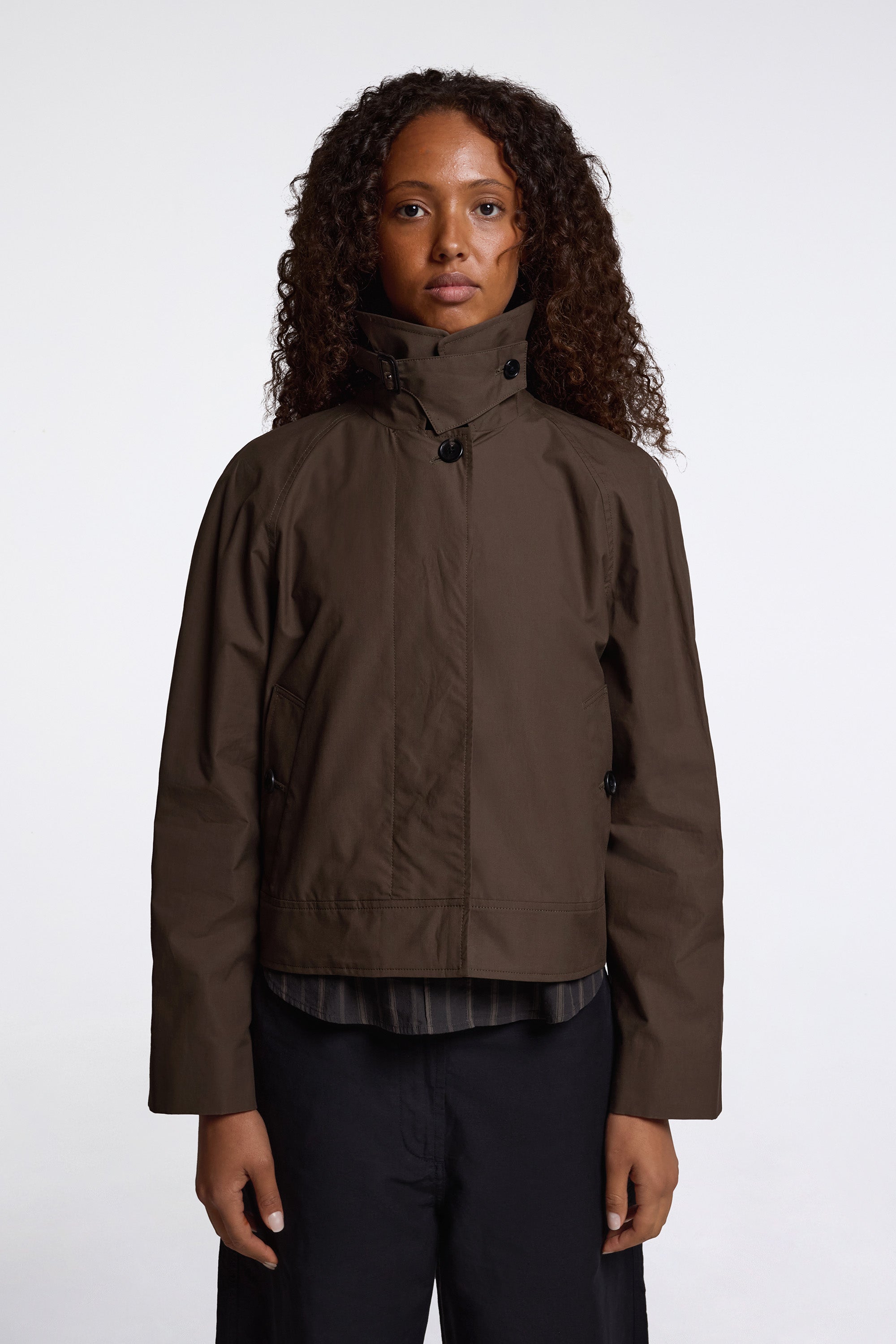 Short Trench Khaki