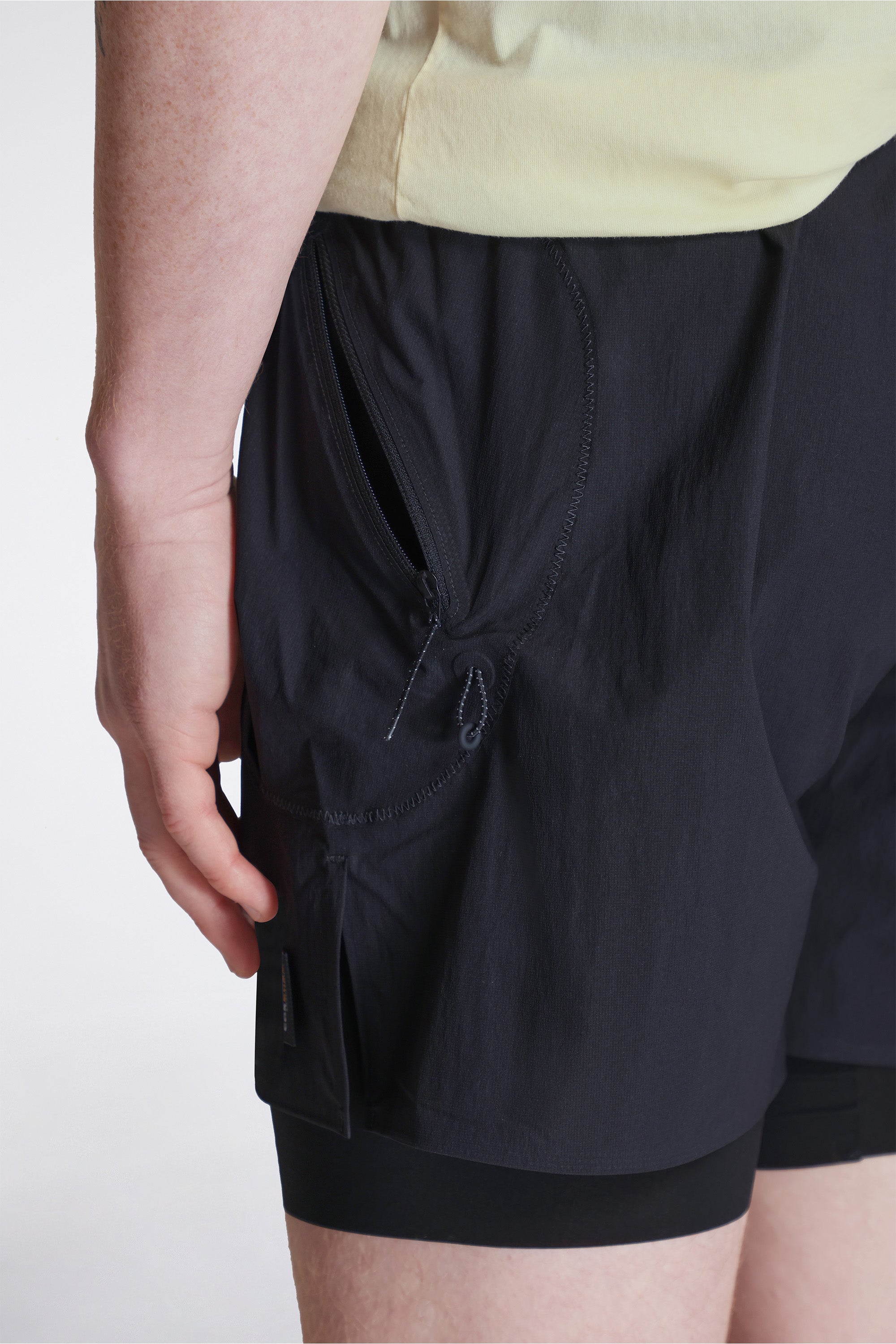 Rippy Cordura 5 Trail Shorts Black