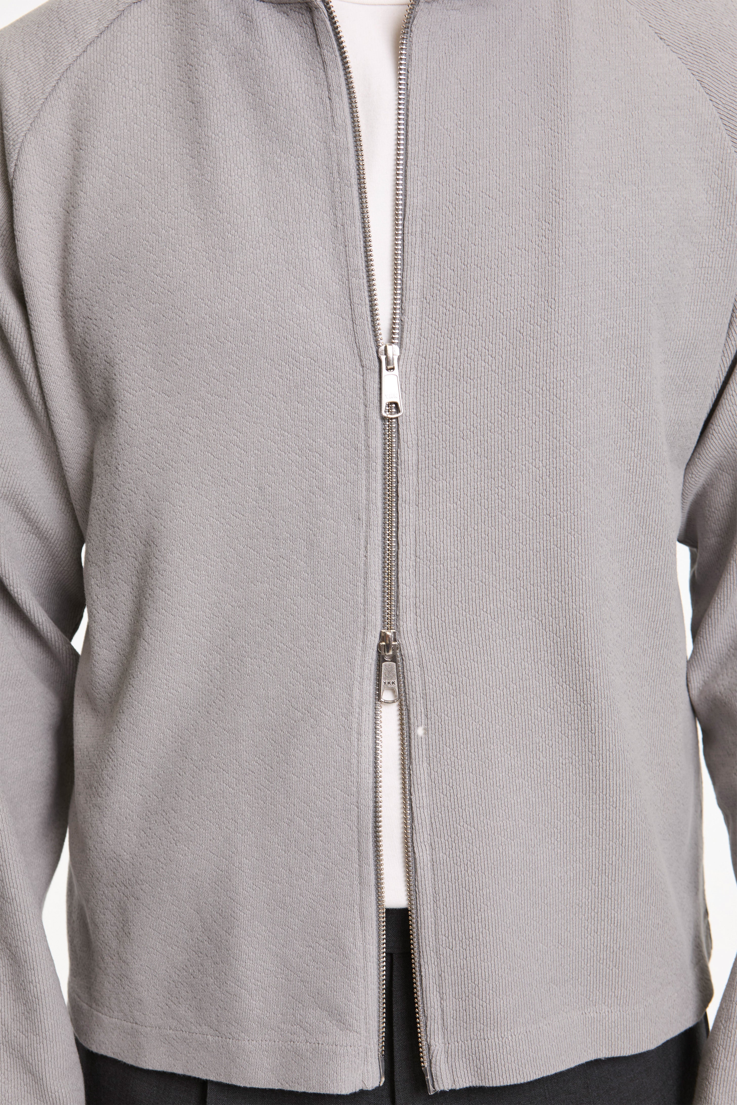 Leisure Zip Up Mineral Grey Needle Jump