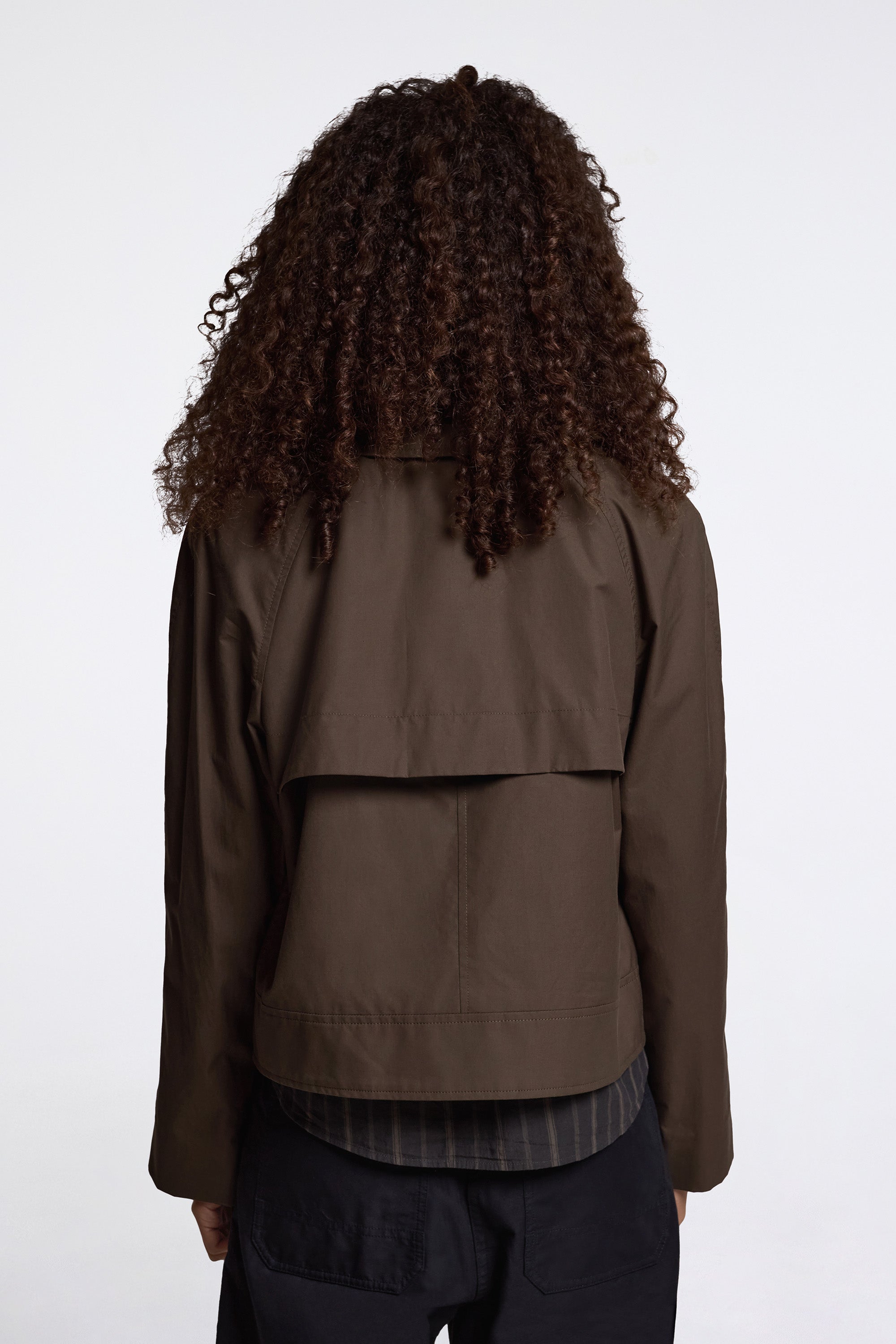 Short Trench Khaki