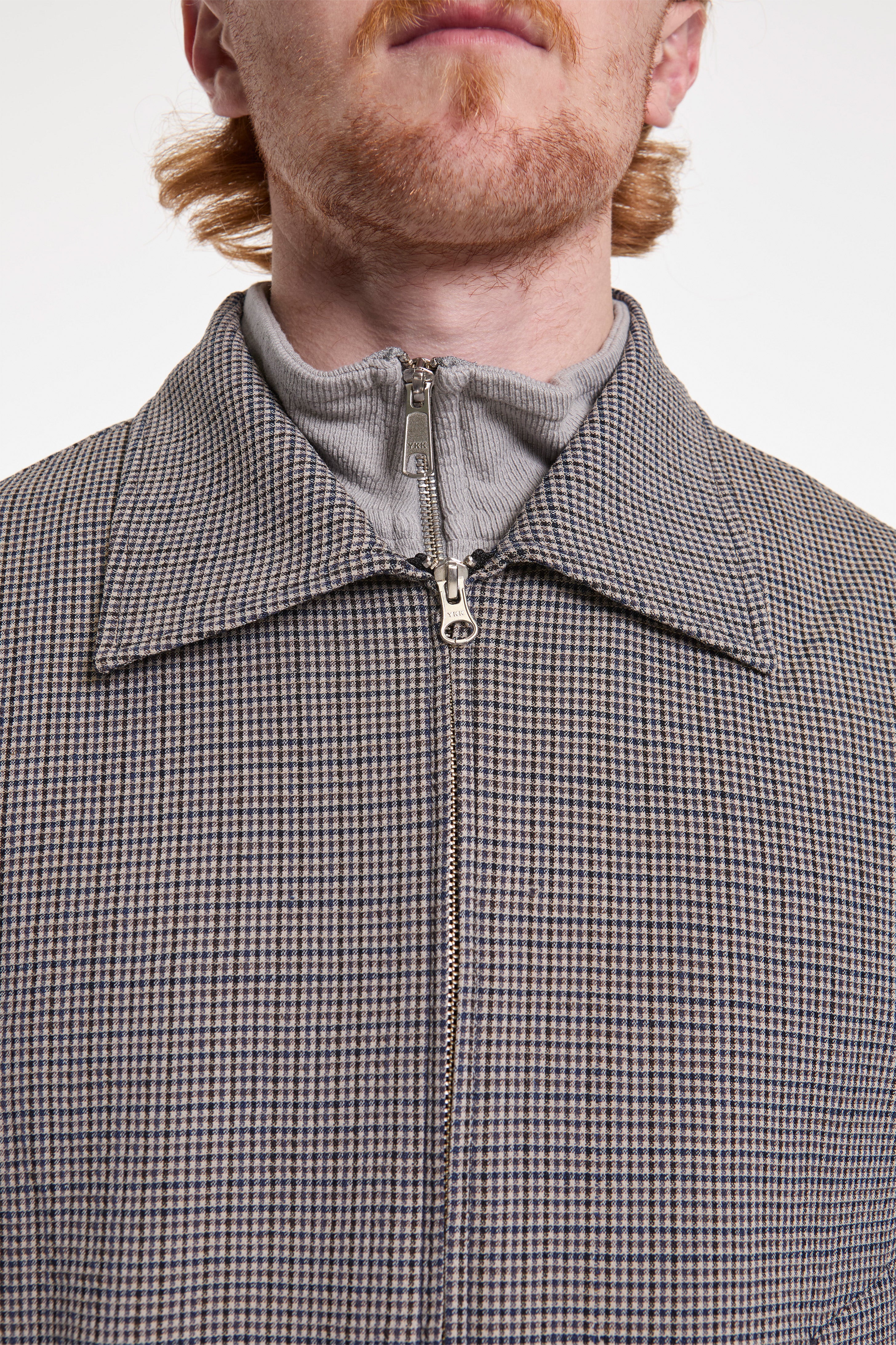Mail Jacket Taupe Check