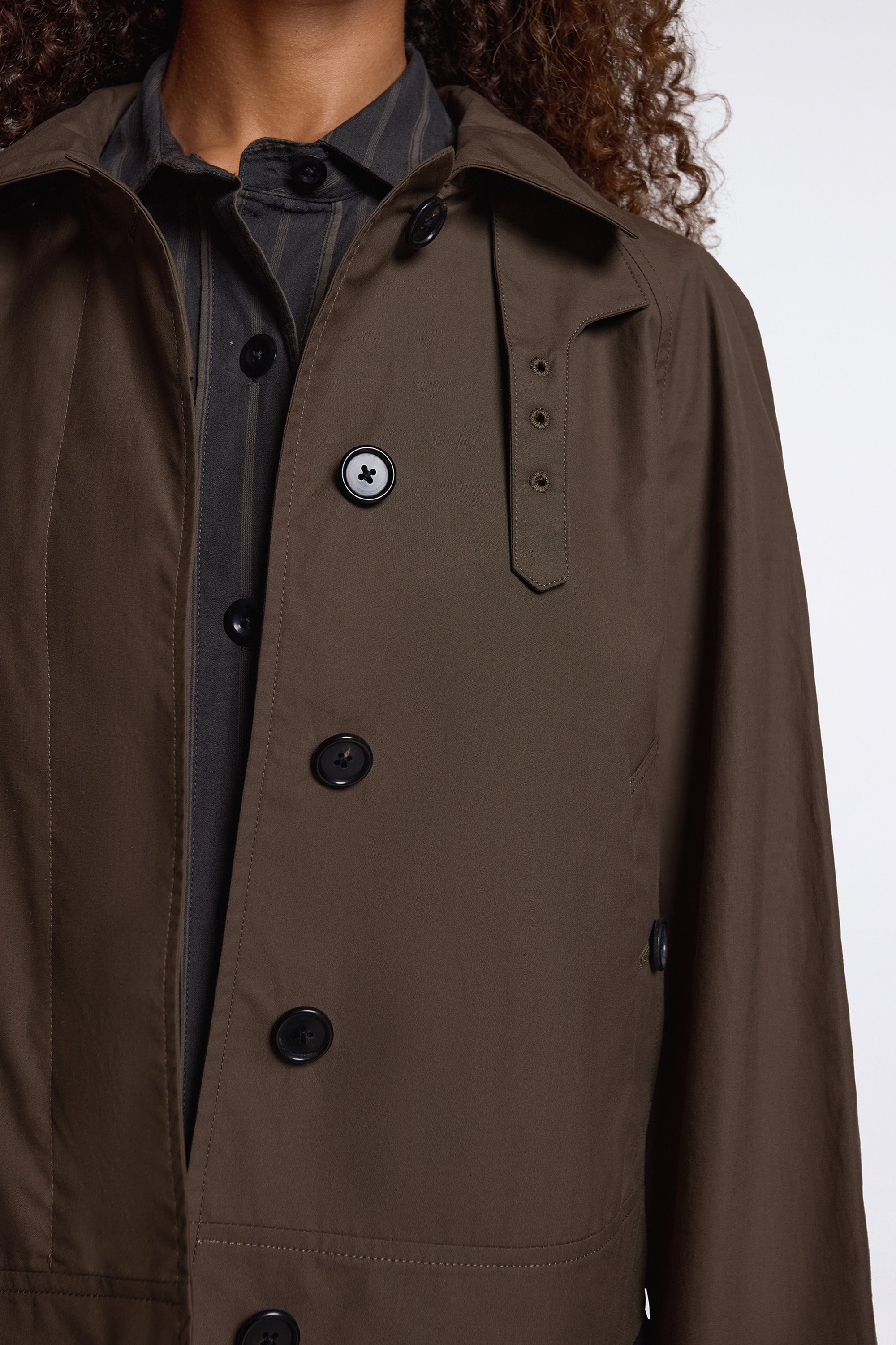 Short Trench Khaki