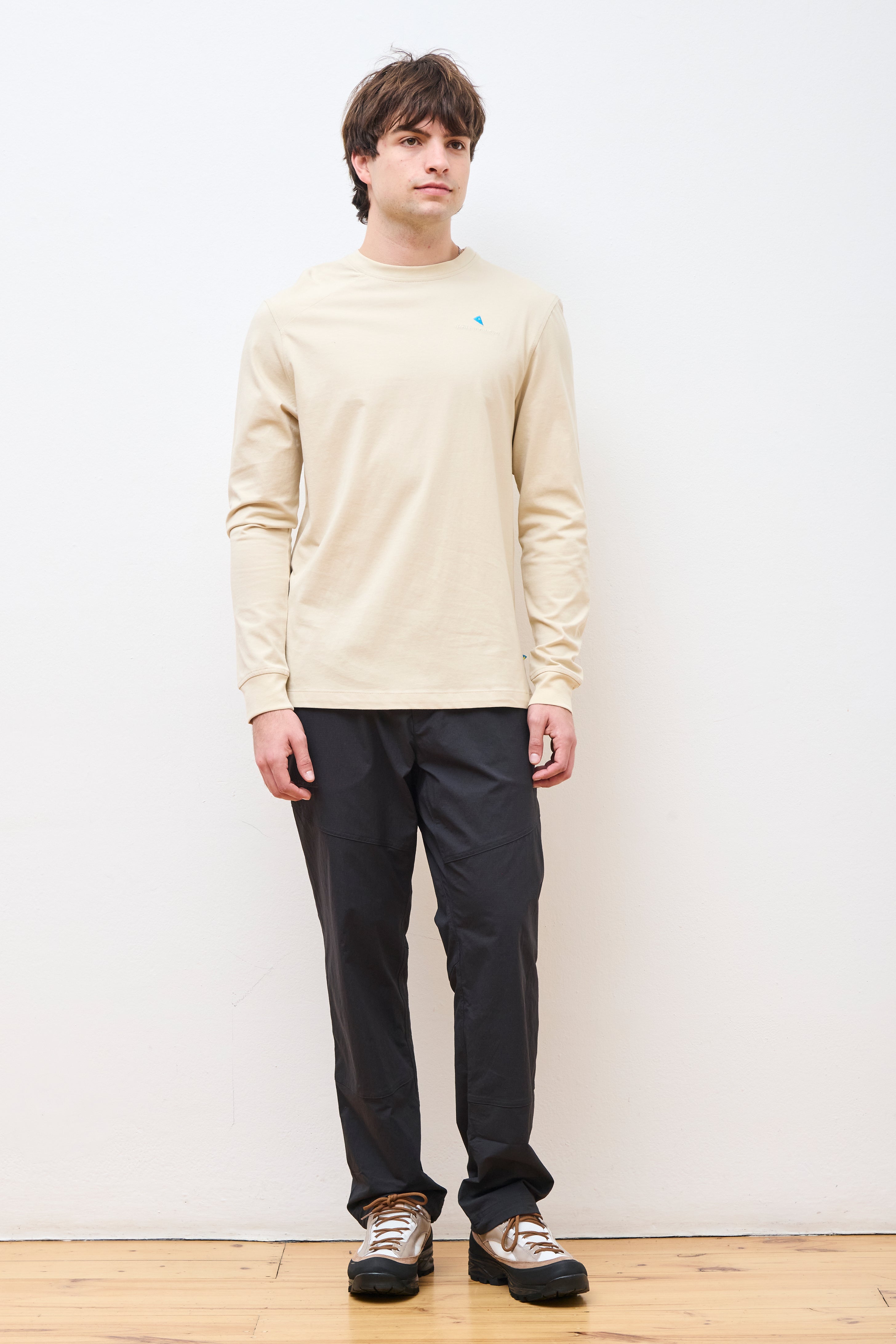 Root Logo LS Tee M's Clay