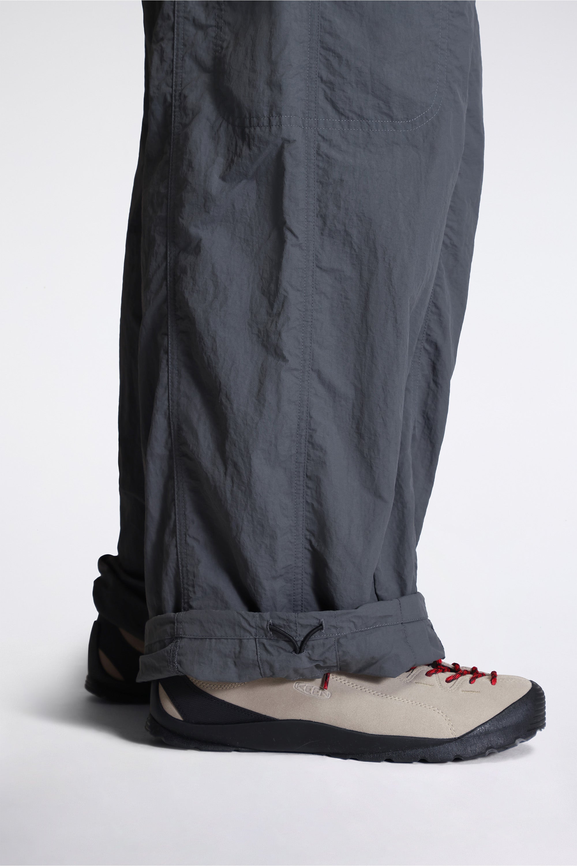 Nylon Loose Balloon Pant Carbon