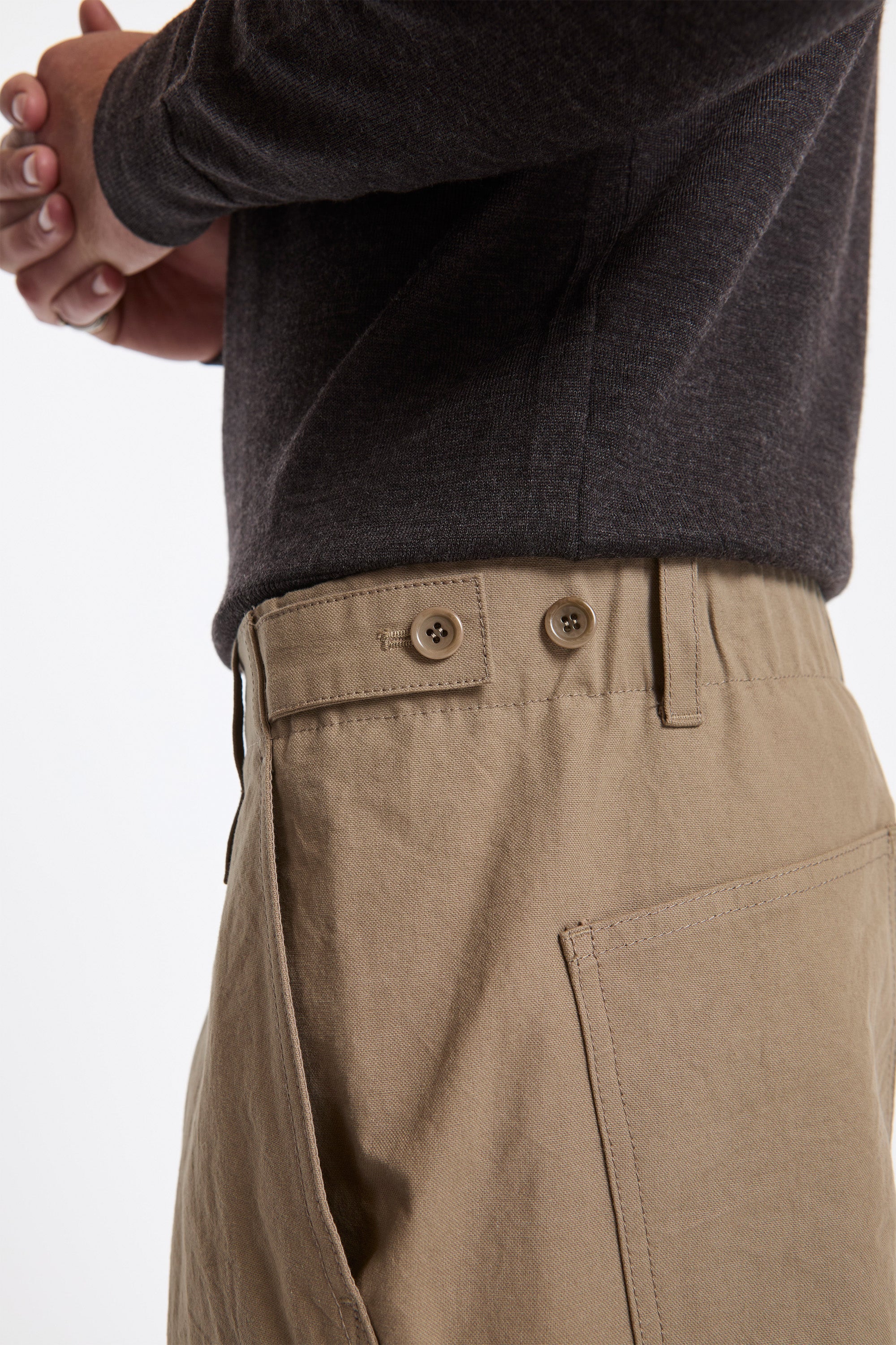 Men's Pocket Work Trousers Khaki