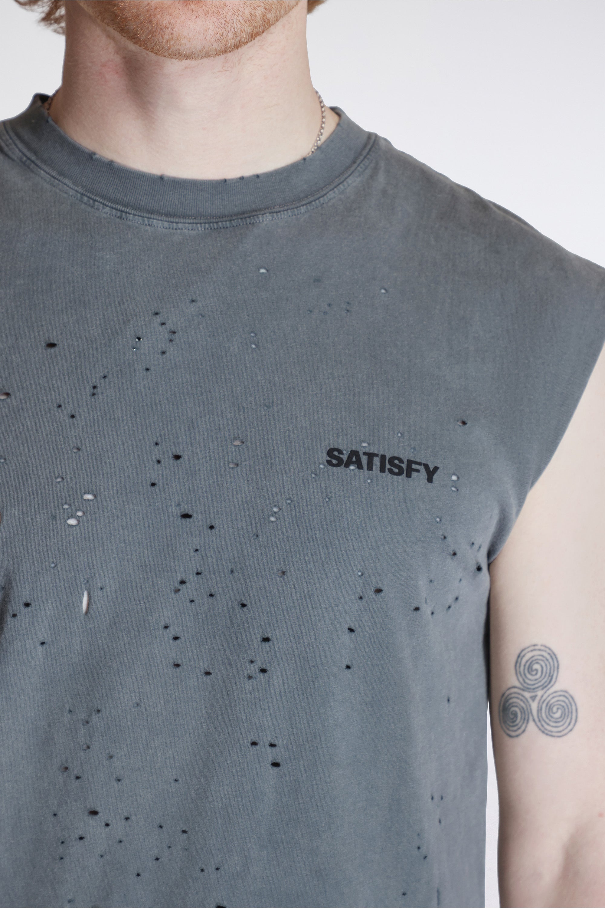 Mothtech Muscle Tee Faded Black