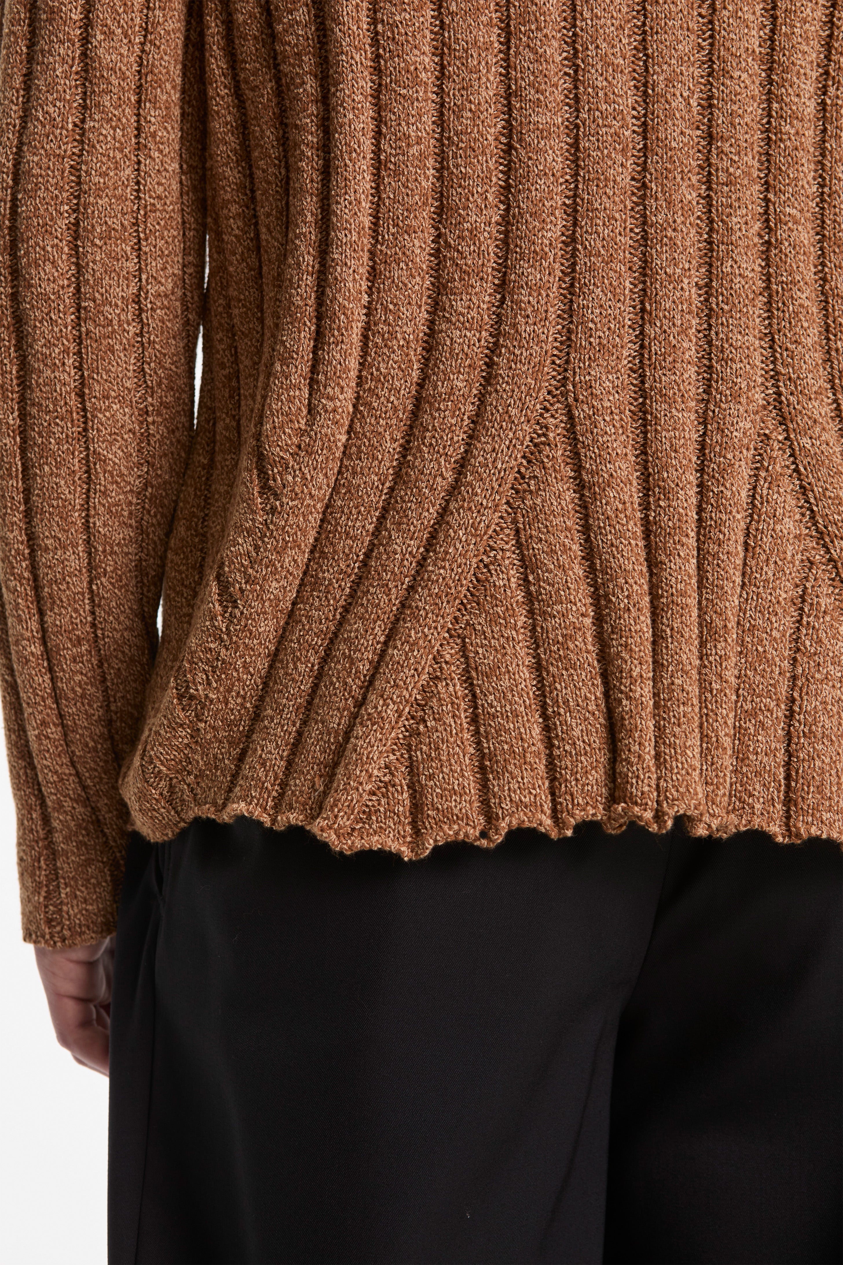 Kada Knit Pullover Ochre Melange