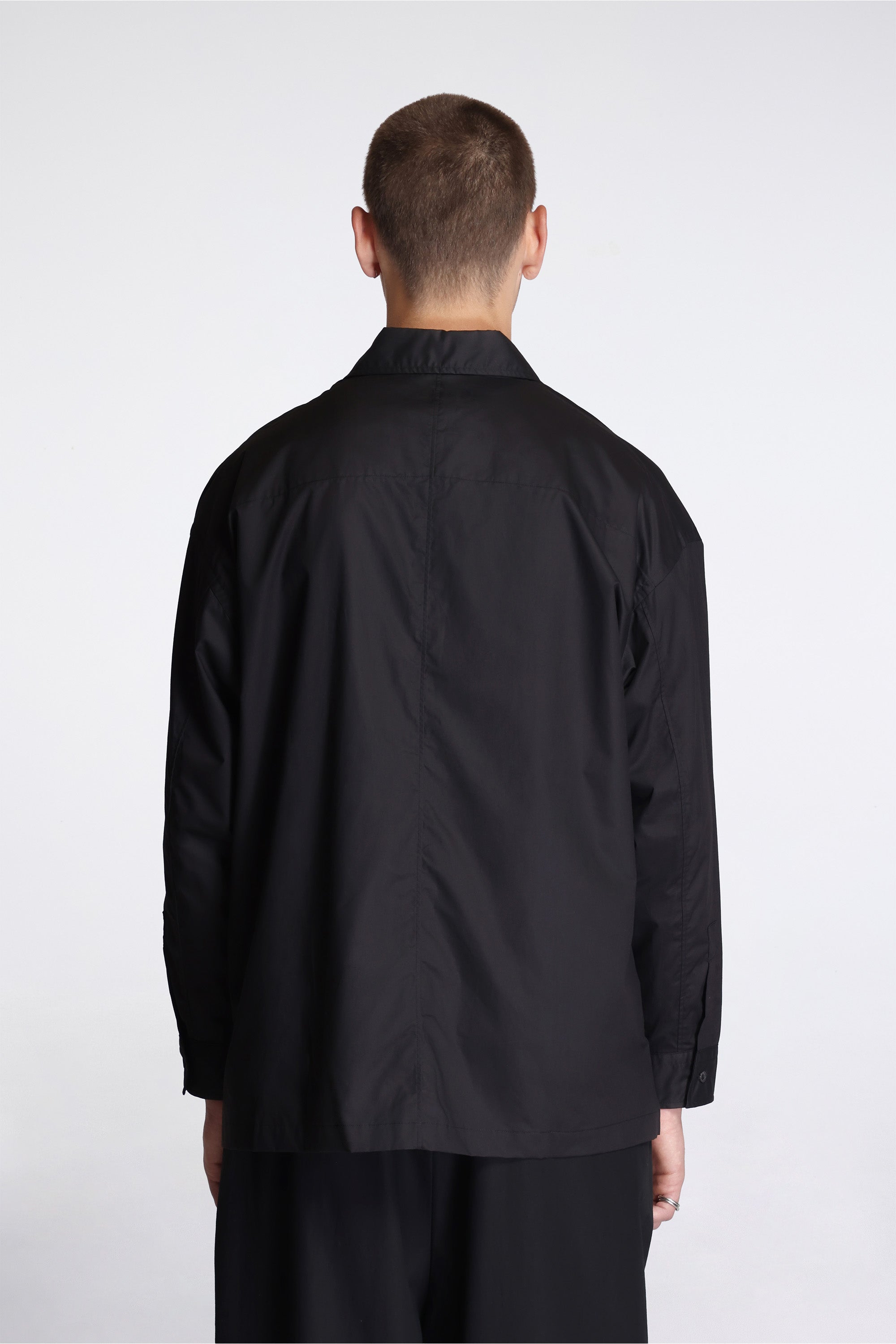 Technical Zip Shirt Black