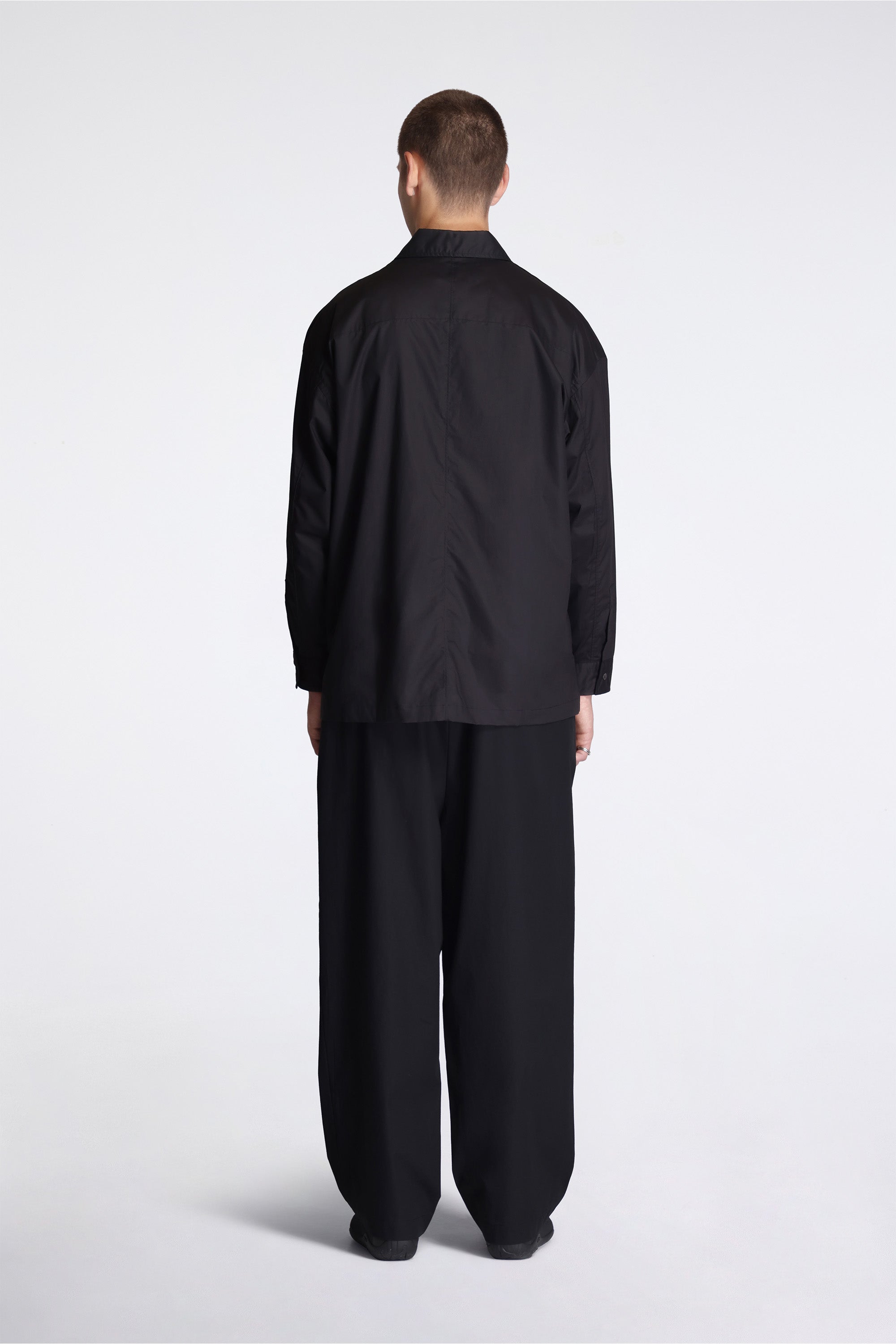 Technical Zip Shirt Black