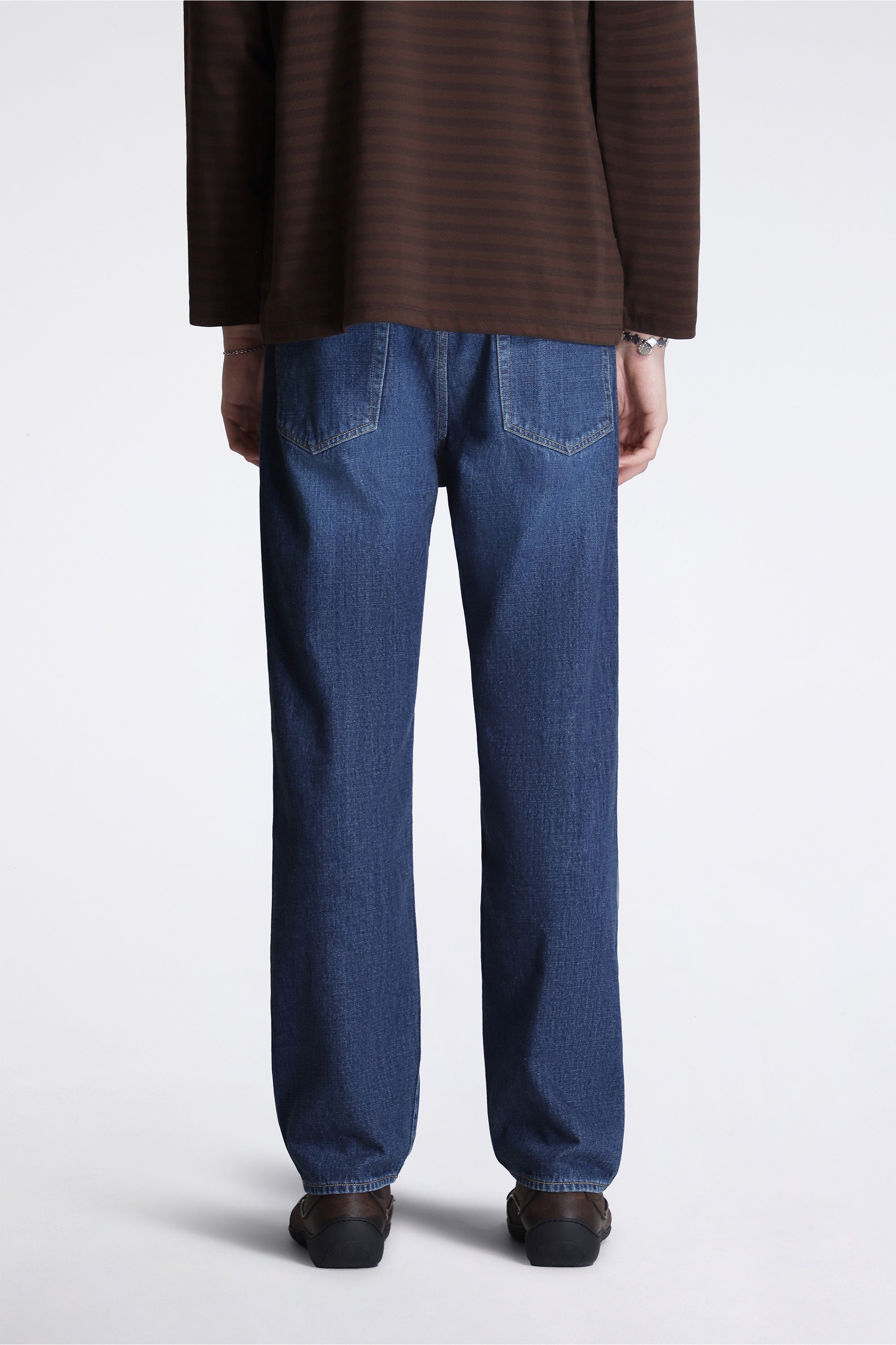Selvage Denim Straight Pants Vintage Indigo