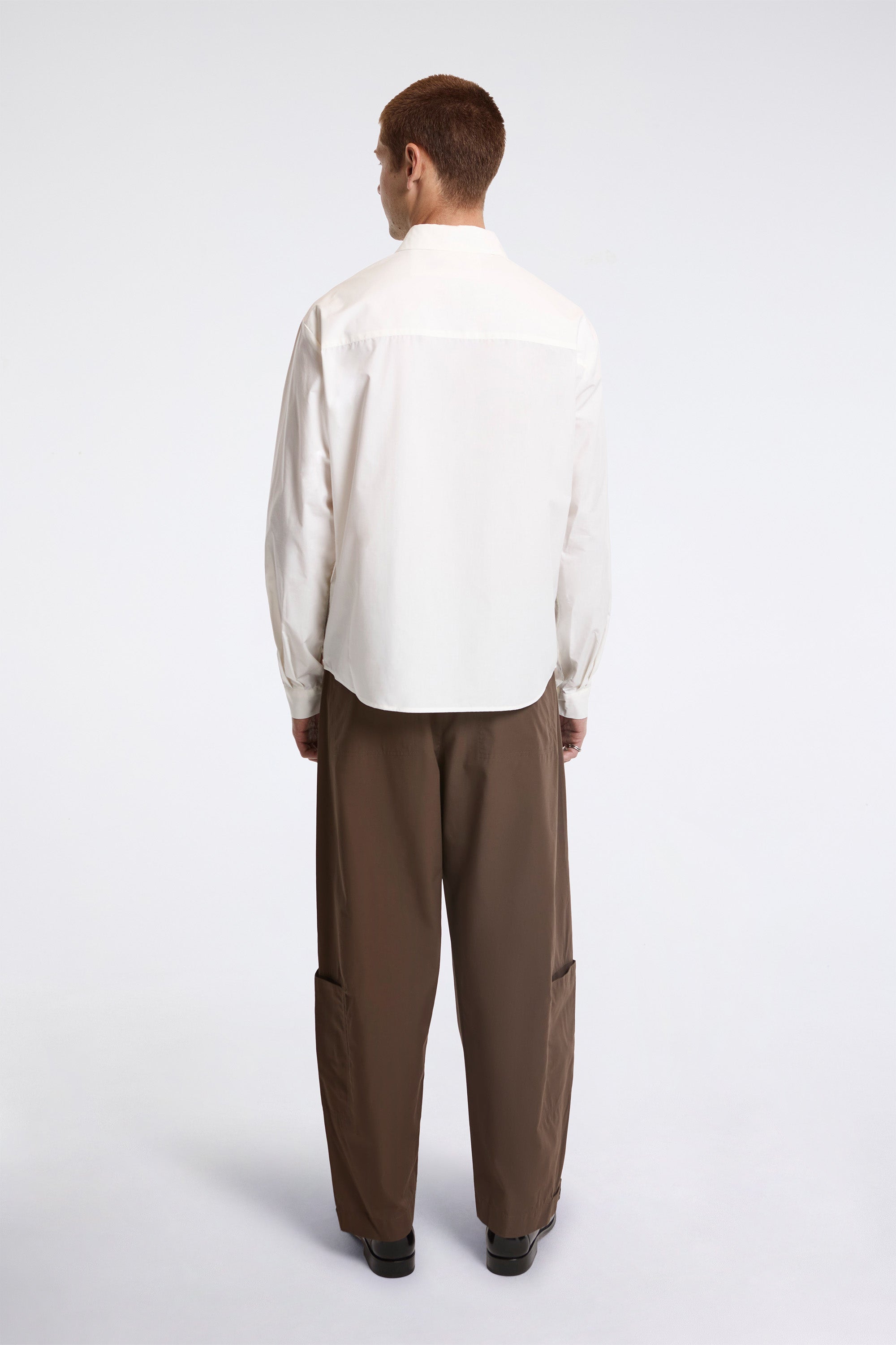 Pocket Banding Pants Brown