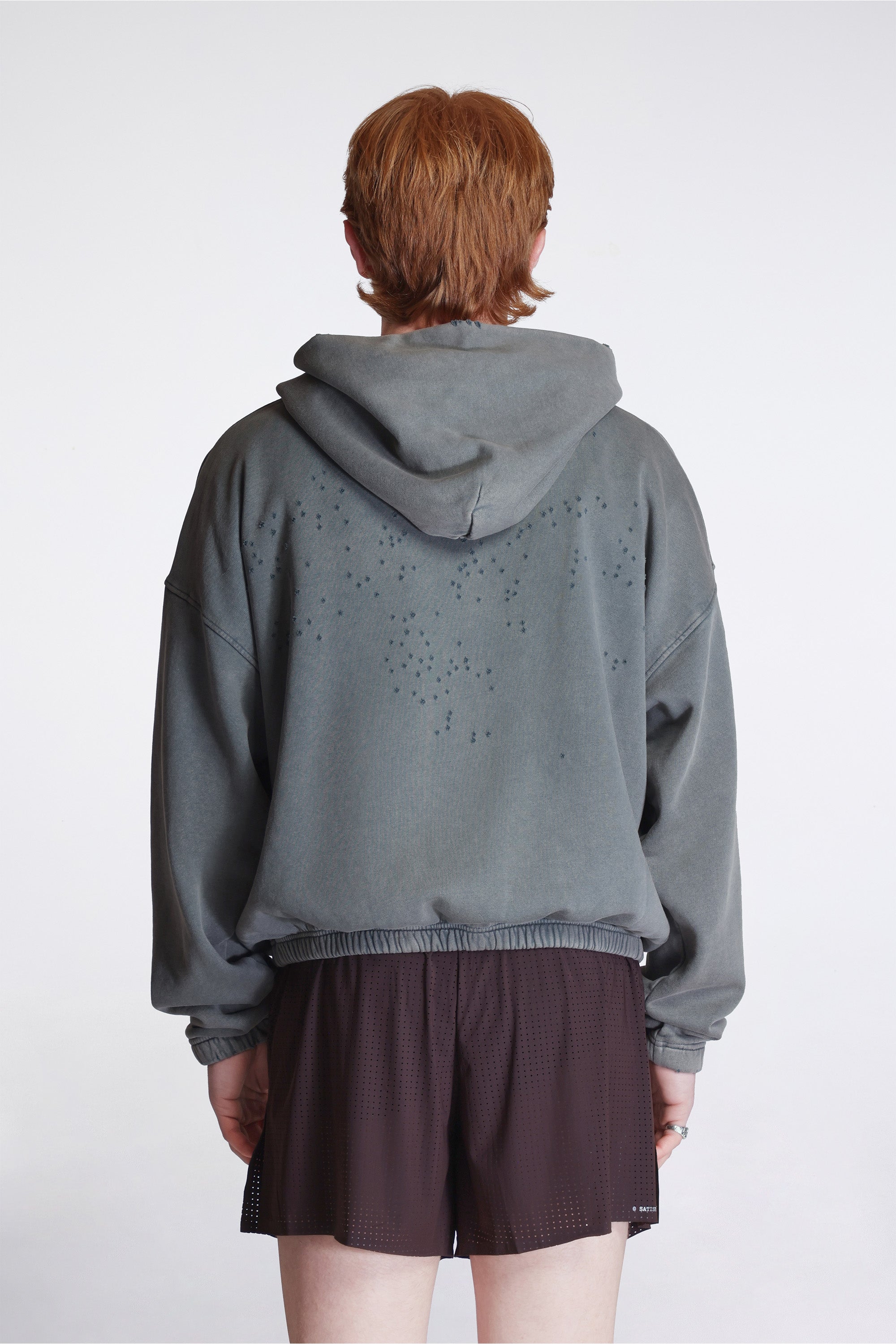 Mothtech Hoodie Faded Black