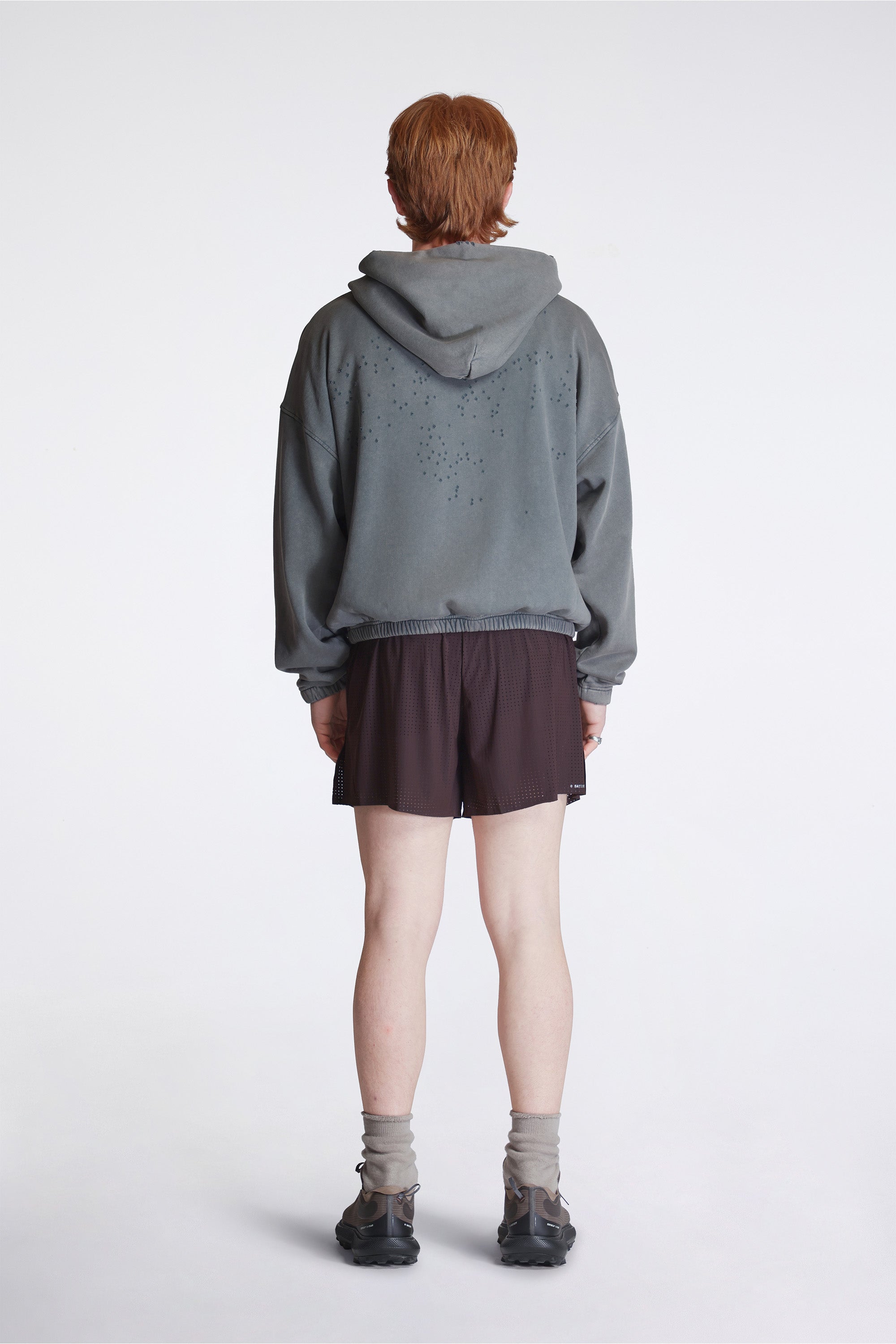 Mothtech Hoodie Faded Black