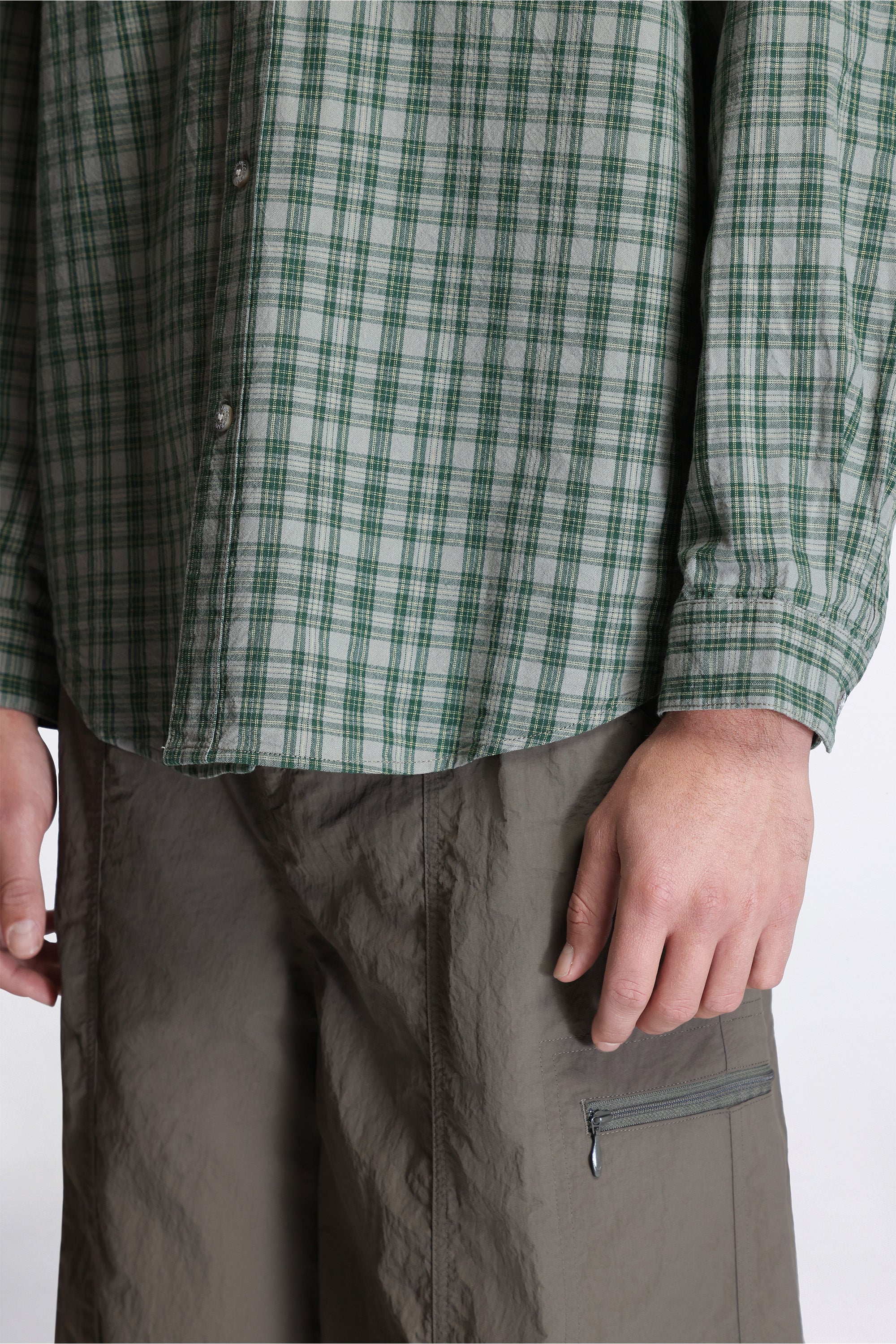 Heavy Weight Checkered Shirt Forest