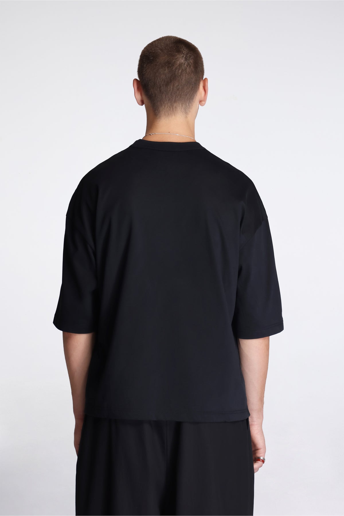 Loose Cotton T-Shirt Black