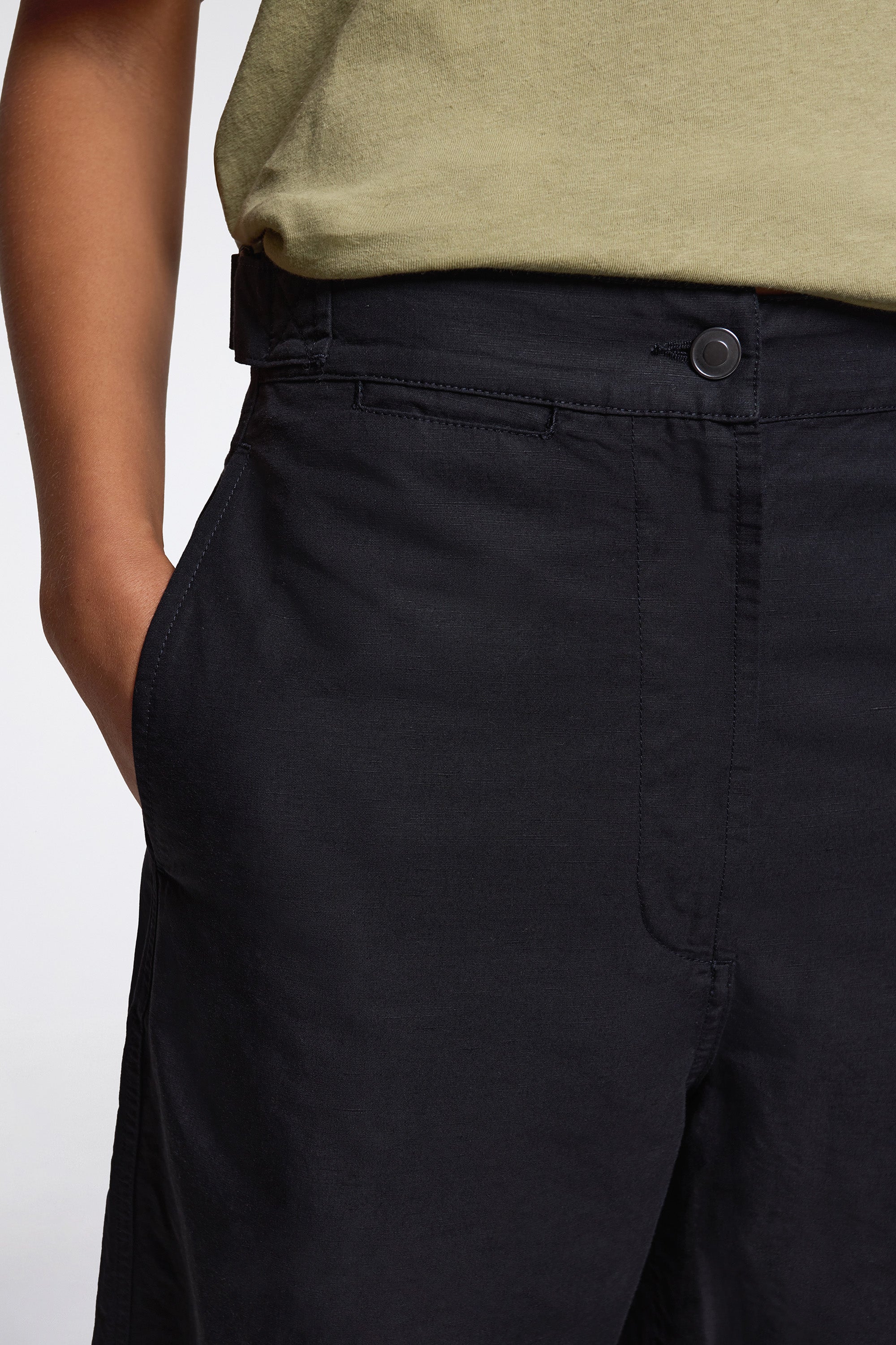 MHL Barrel Leg Trousers Black
