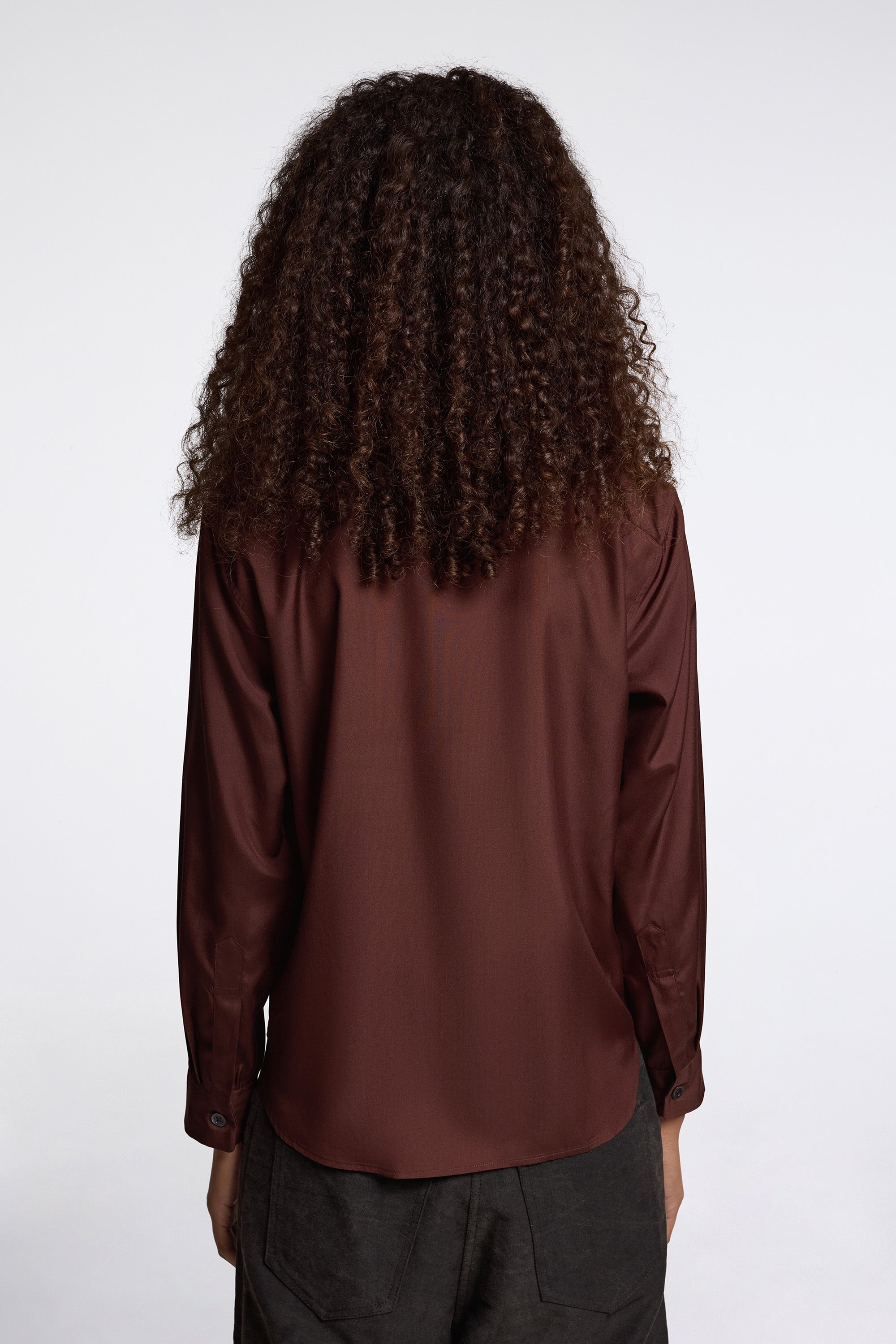 Simple Shirt Rich Brown