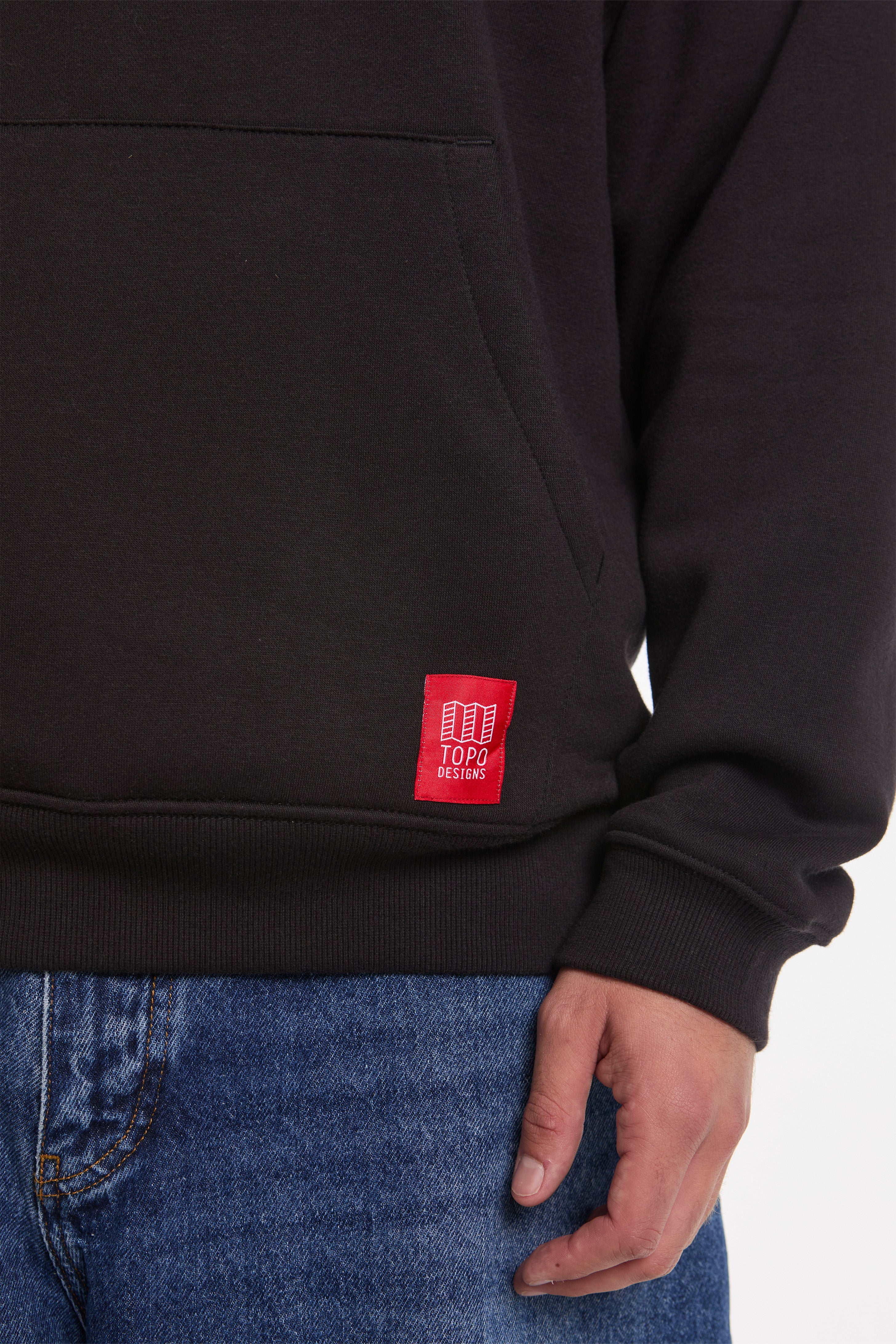 Alpine High Label Hoodie Black