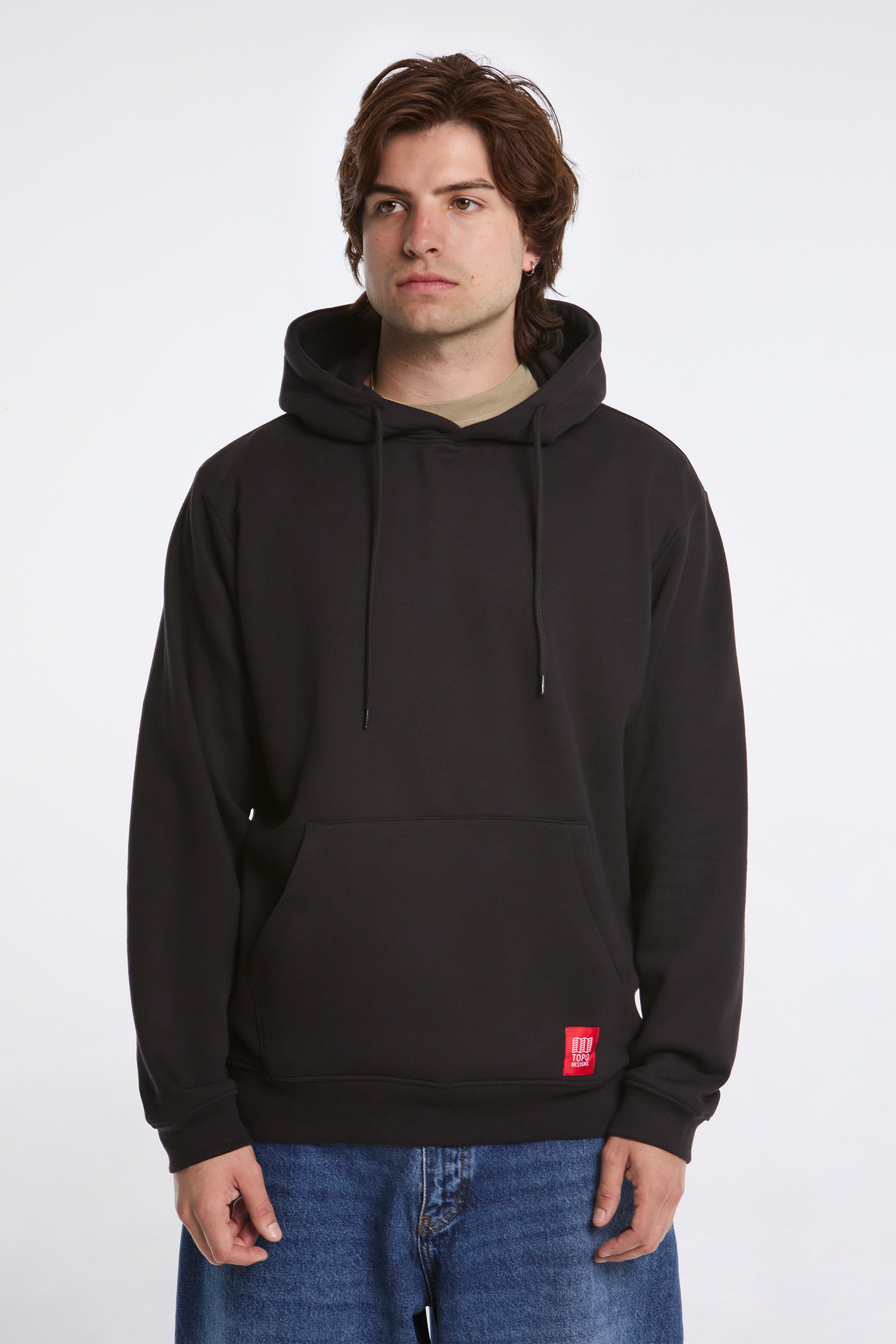 Alpine High Label Hoodie Black