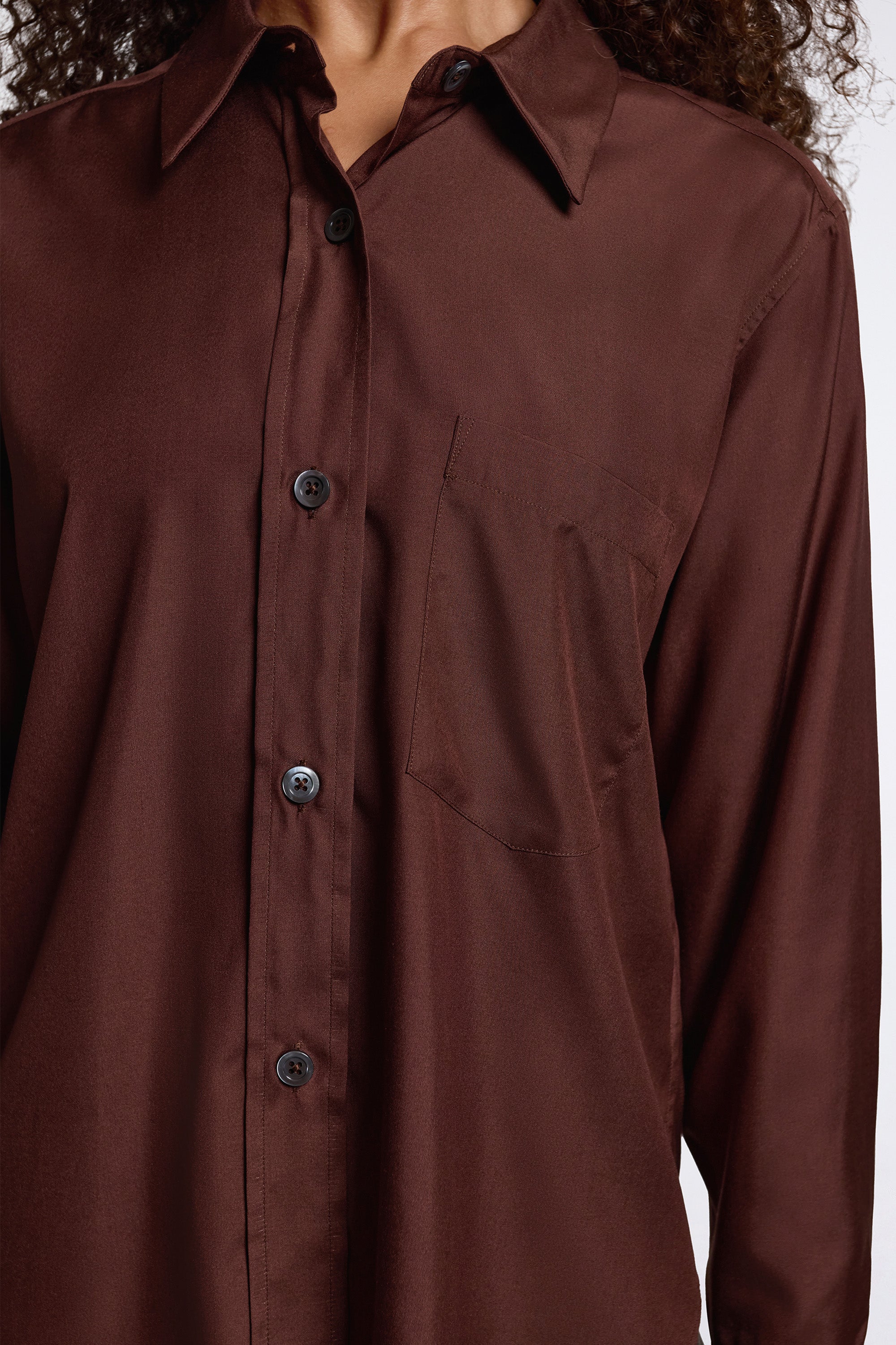 Simple Shirt Rich Brown
