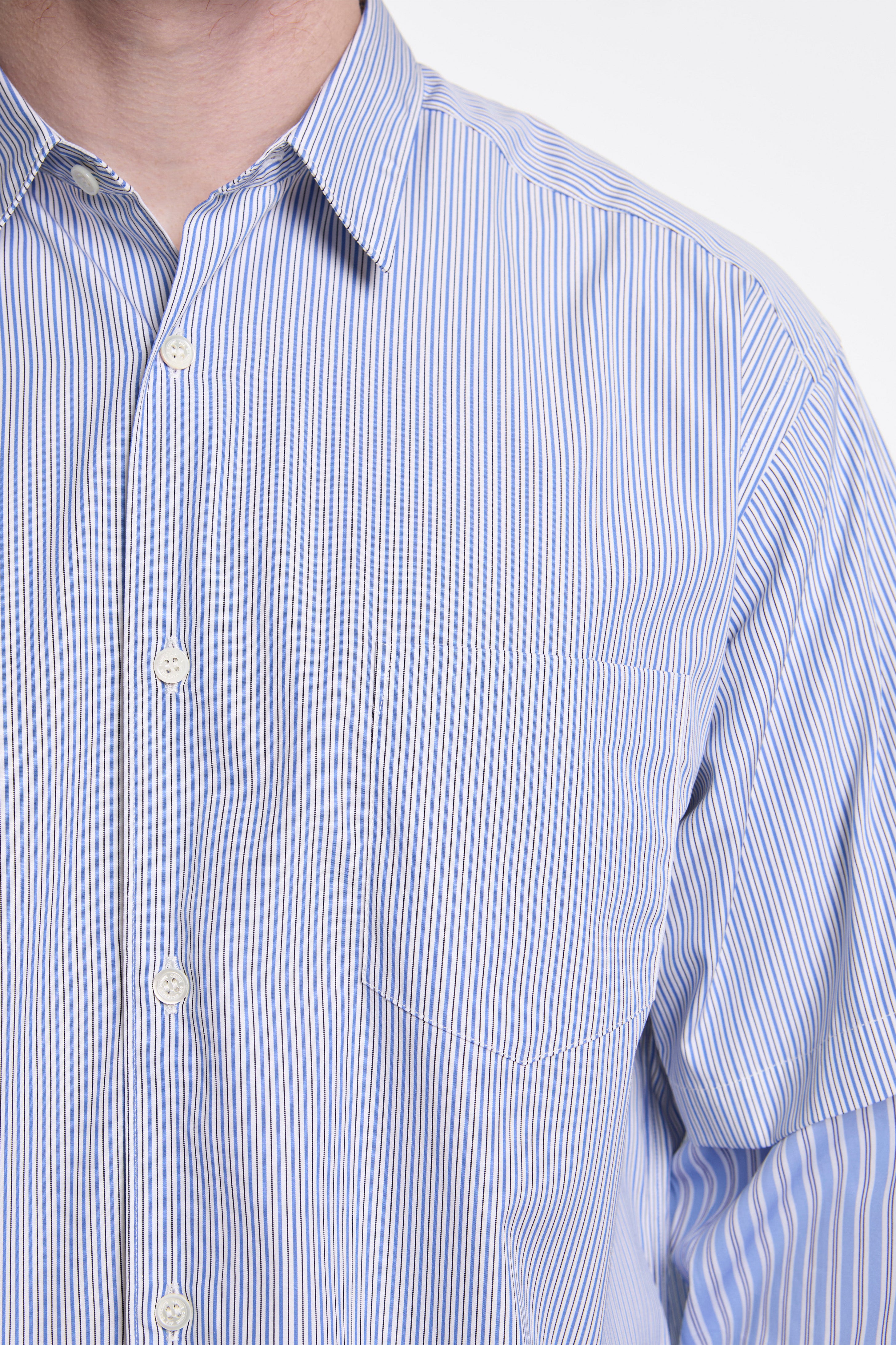 Layered Longsleeve Shirt Blue