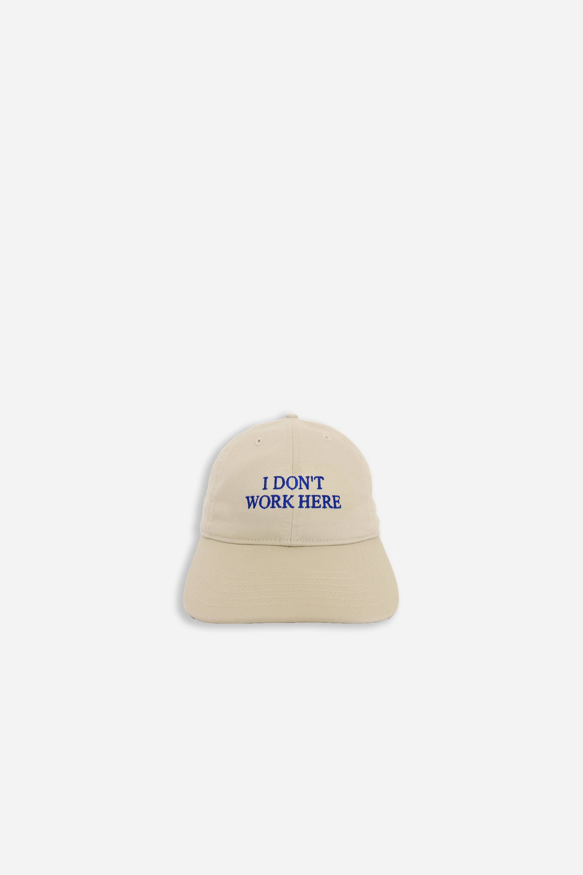 Sorry I Don't Work Here Hat Beige