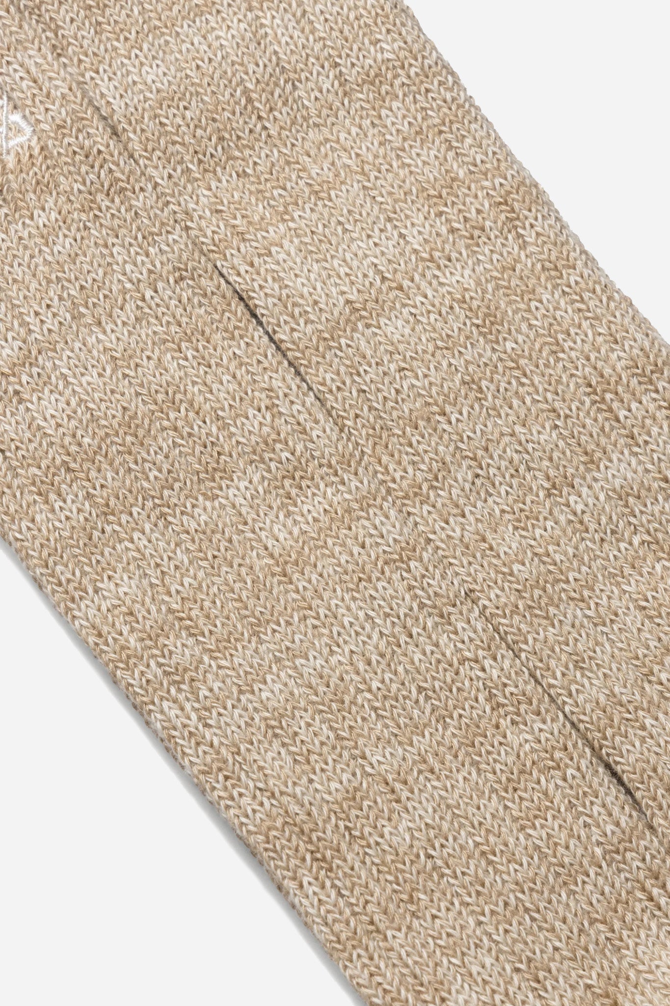 Premium Gothic Rib Sock Beige