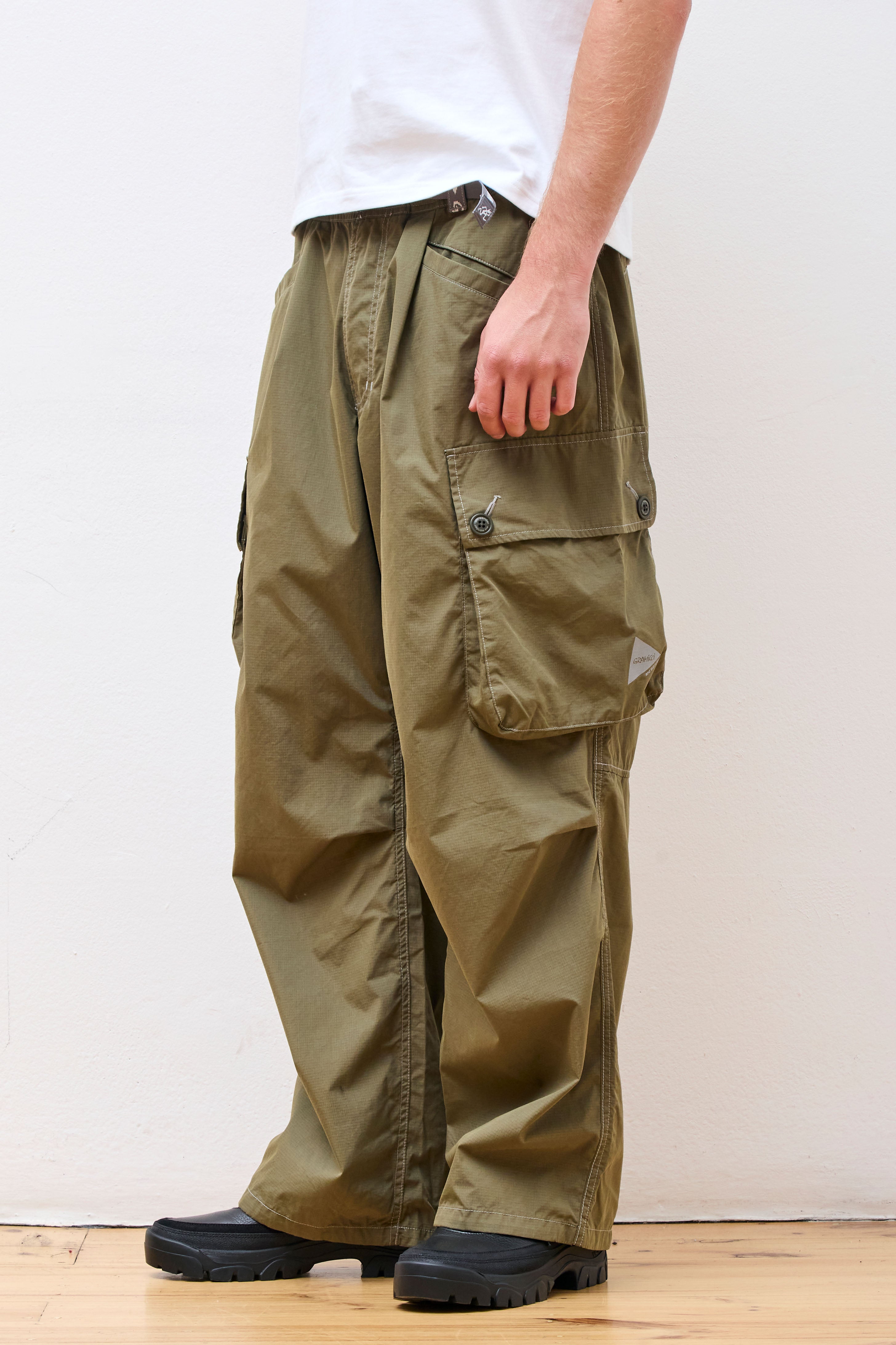 AW Military Wide Pant Khaki