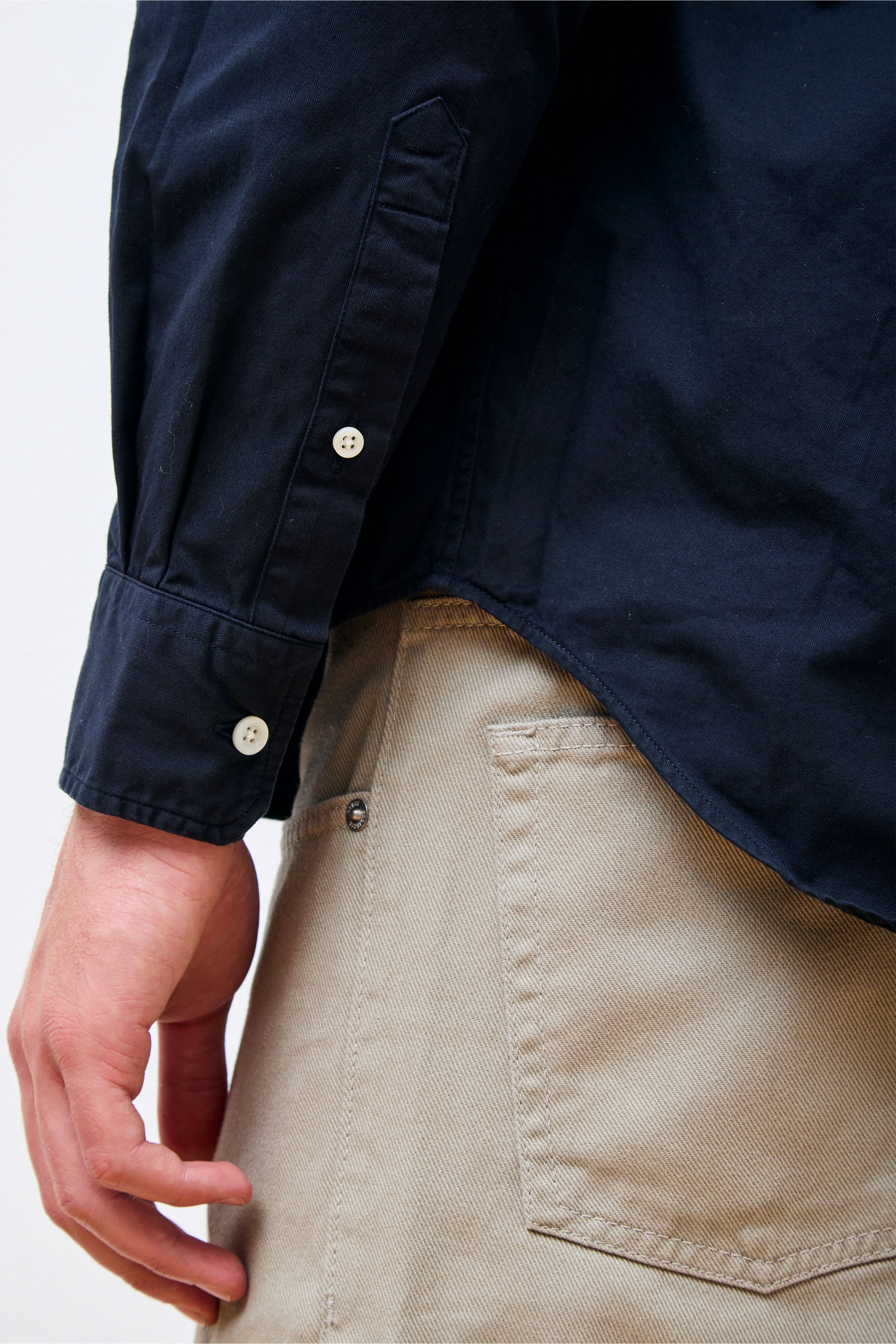 Algot Twill Shirt Dark Navy
