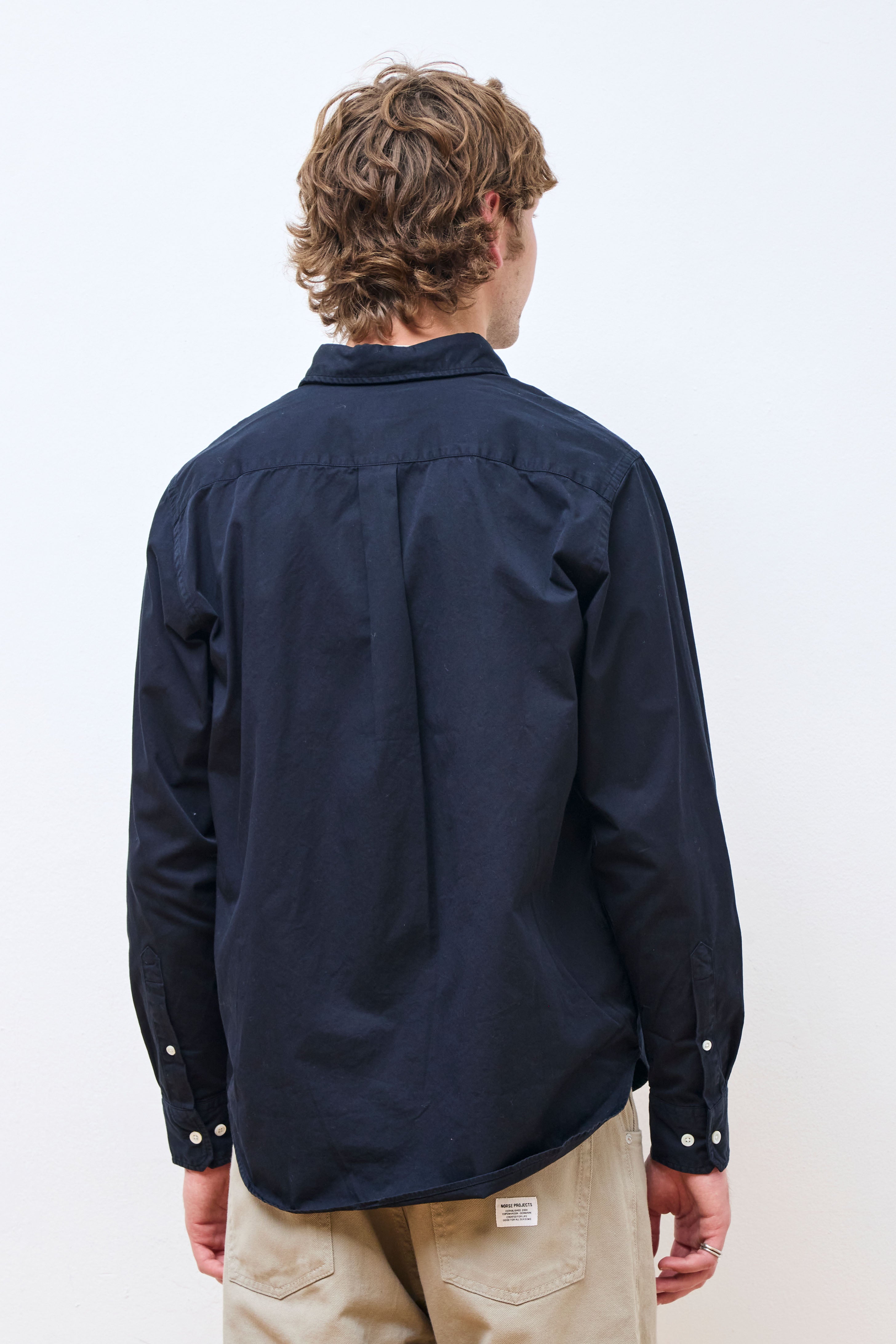 Algot Twill Shirt Dark Navy