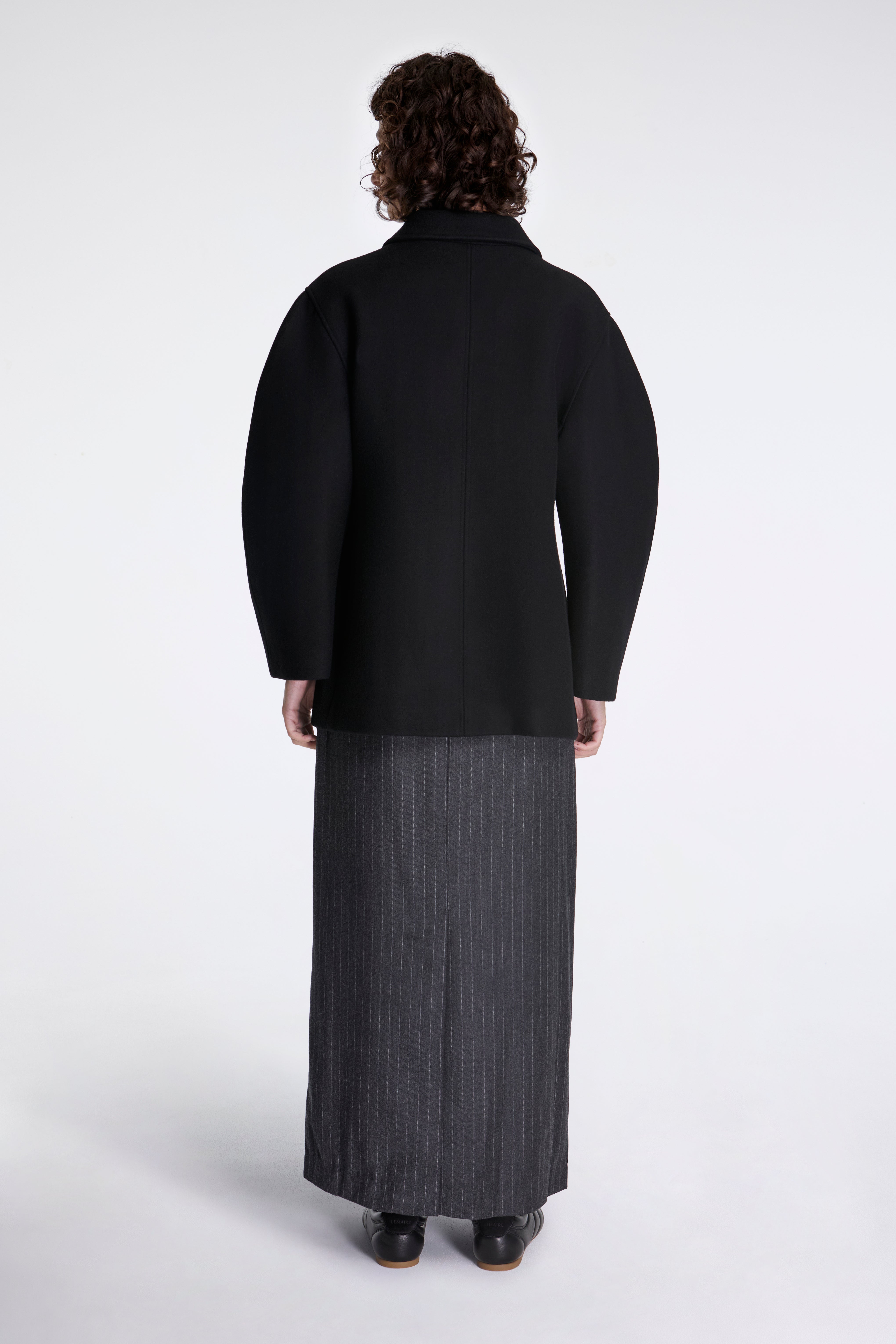 Hourglass Half Coat Black