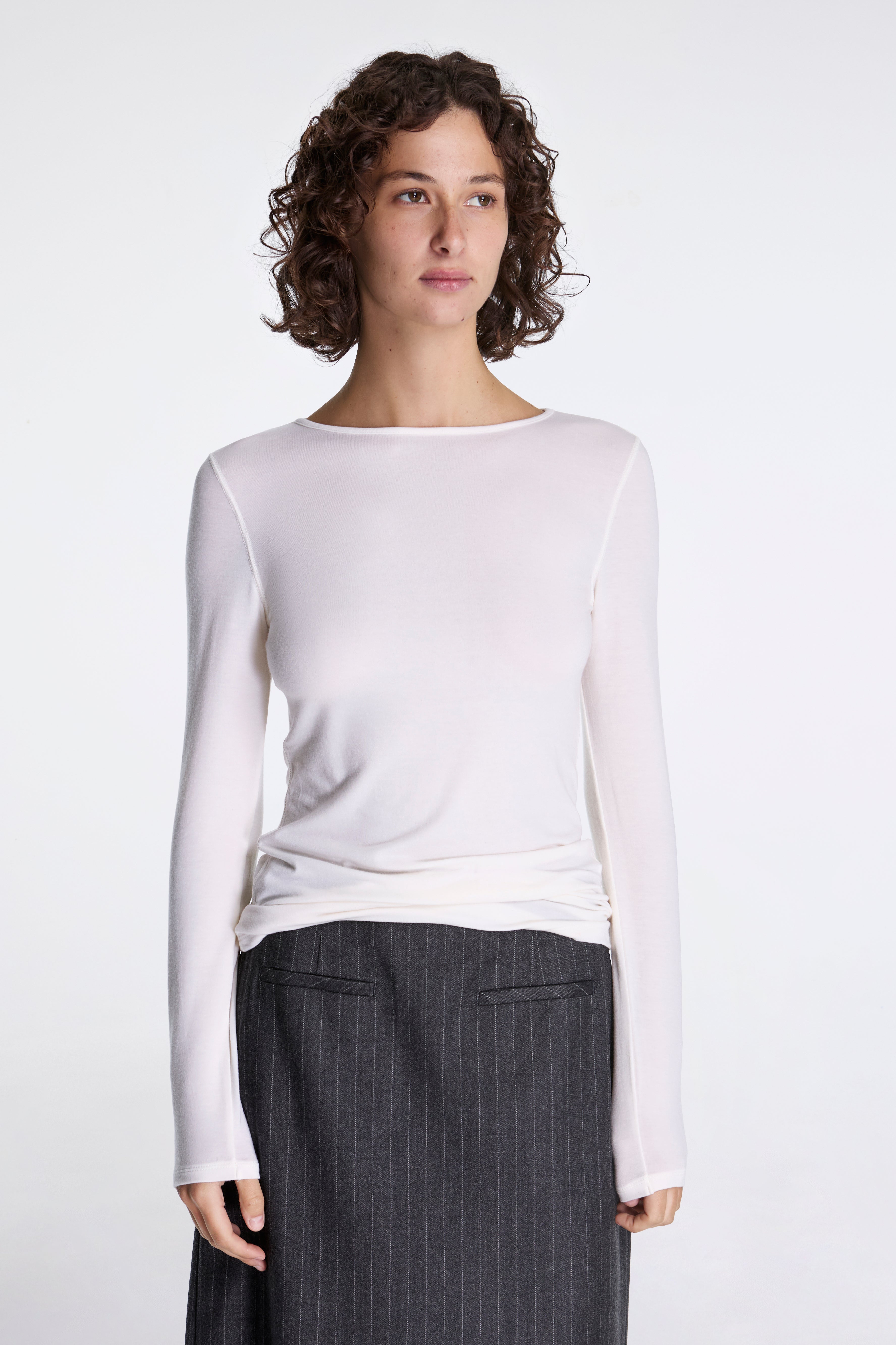 Round T-Shirt Ivory
