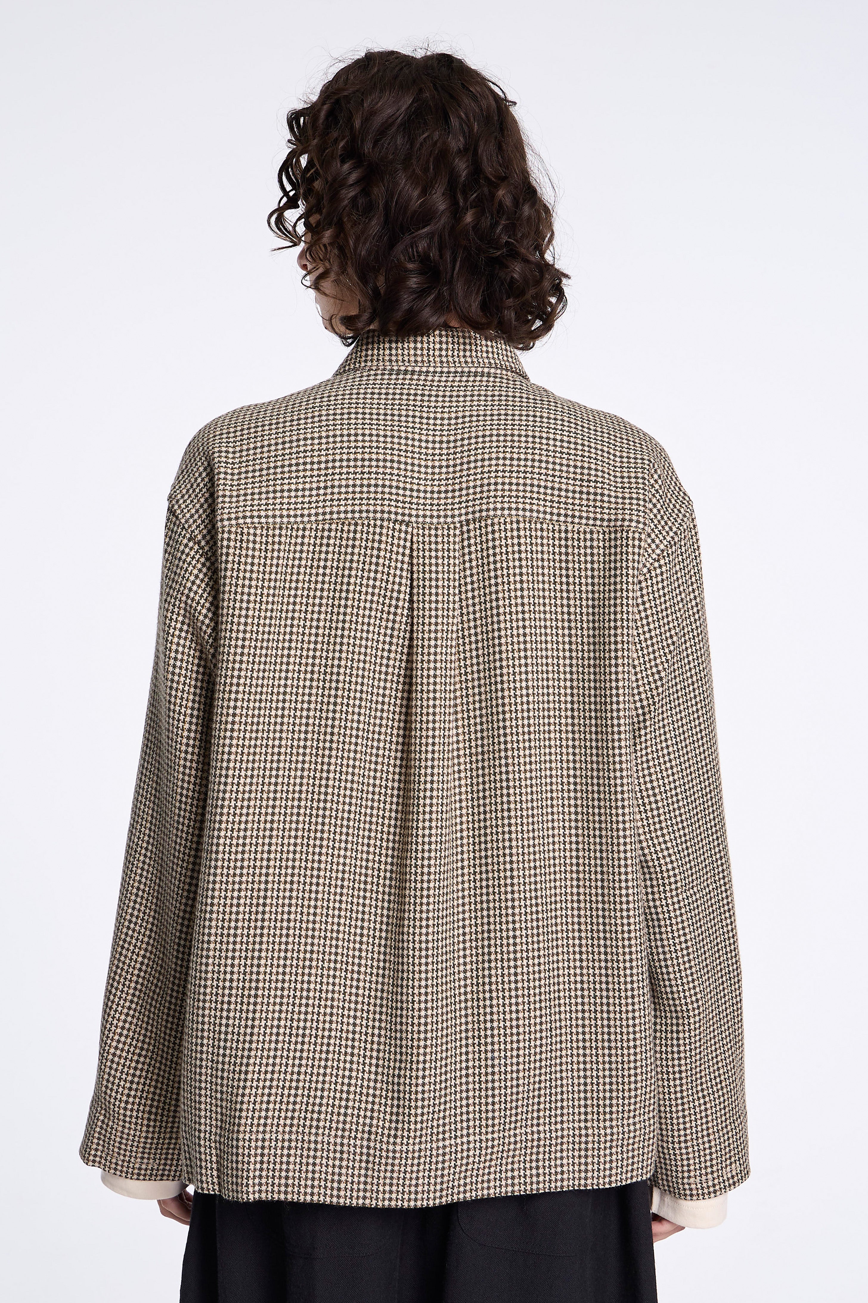 Boxy Shirt Natural/Carob