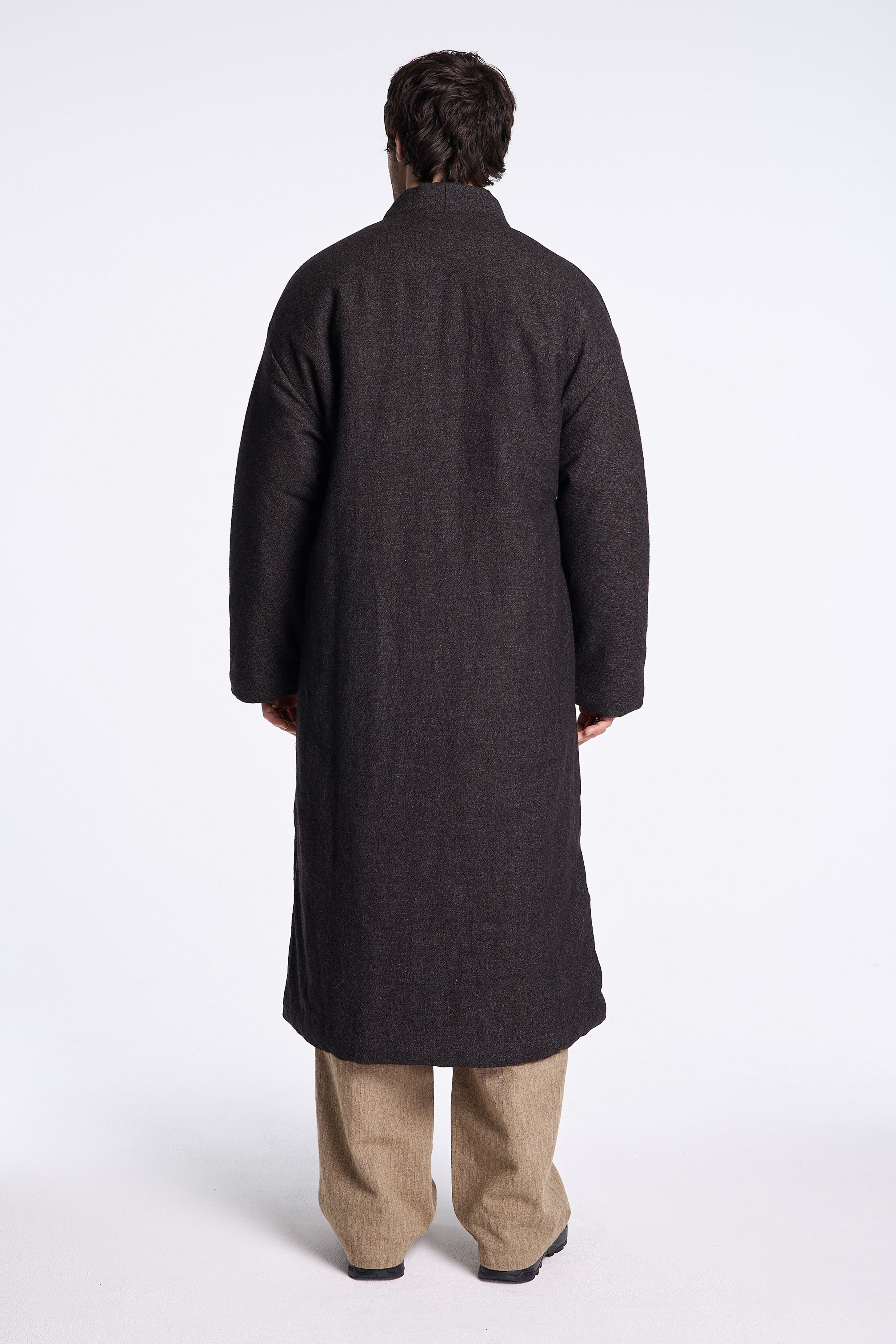 Long Kimono Jacket Charcoal