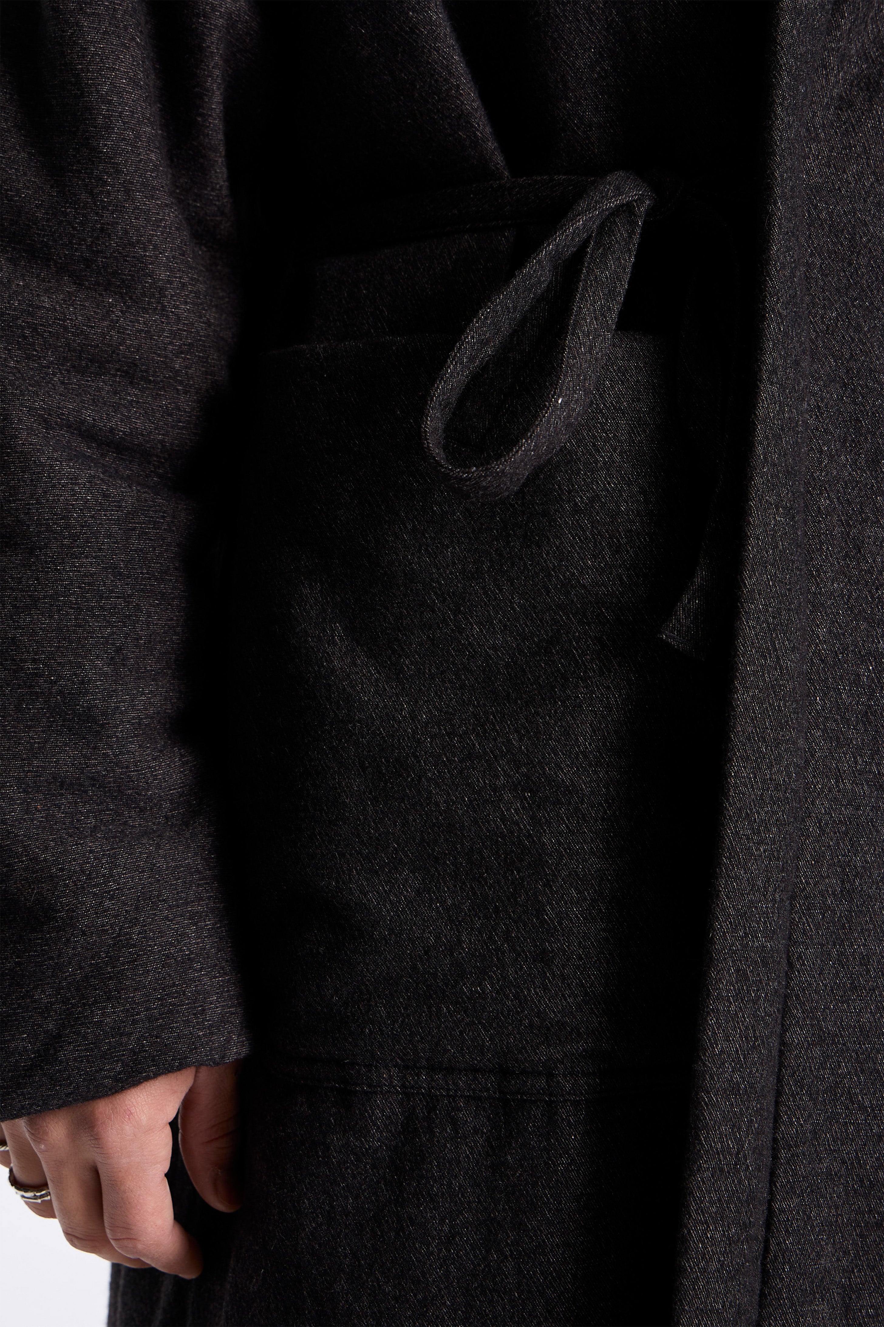Long Kimono Jacket Charcoal
