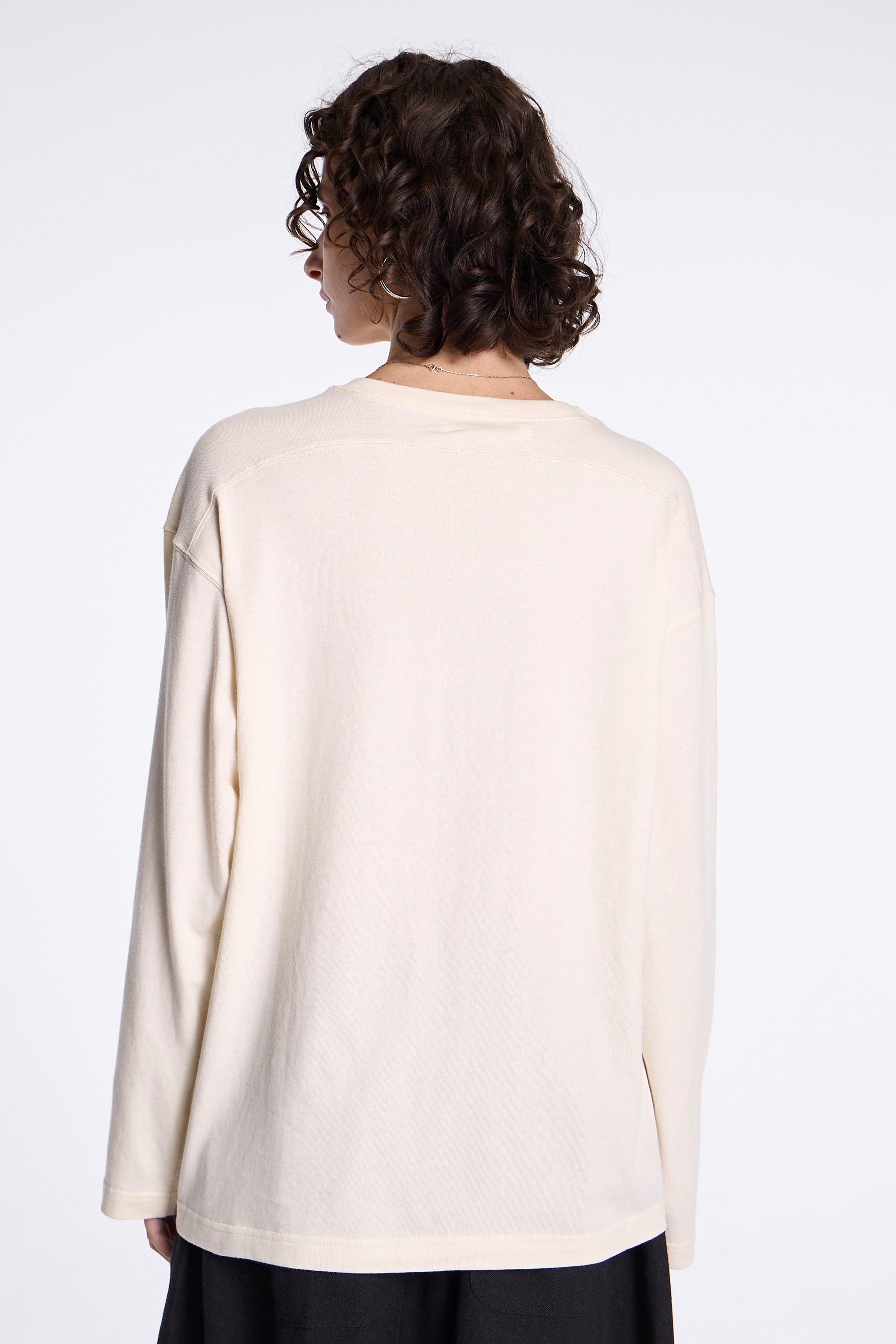 Long Sleeve Arc Tee Natural