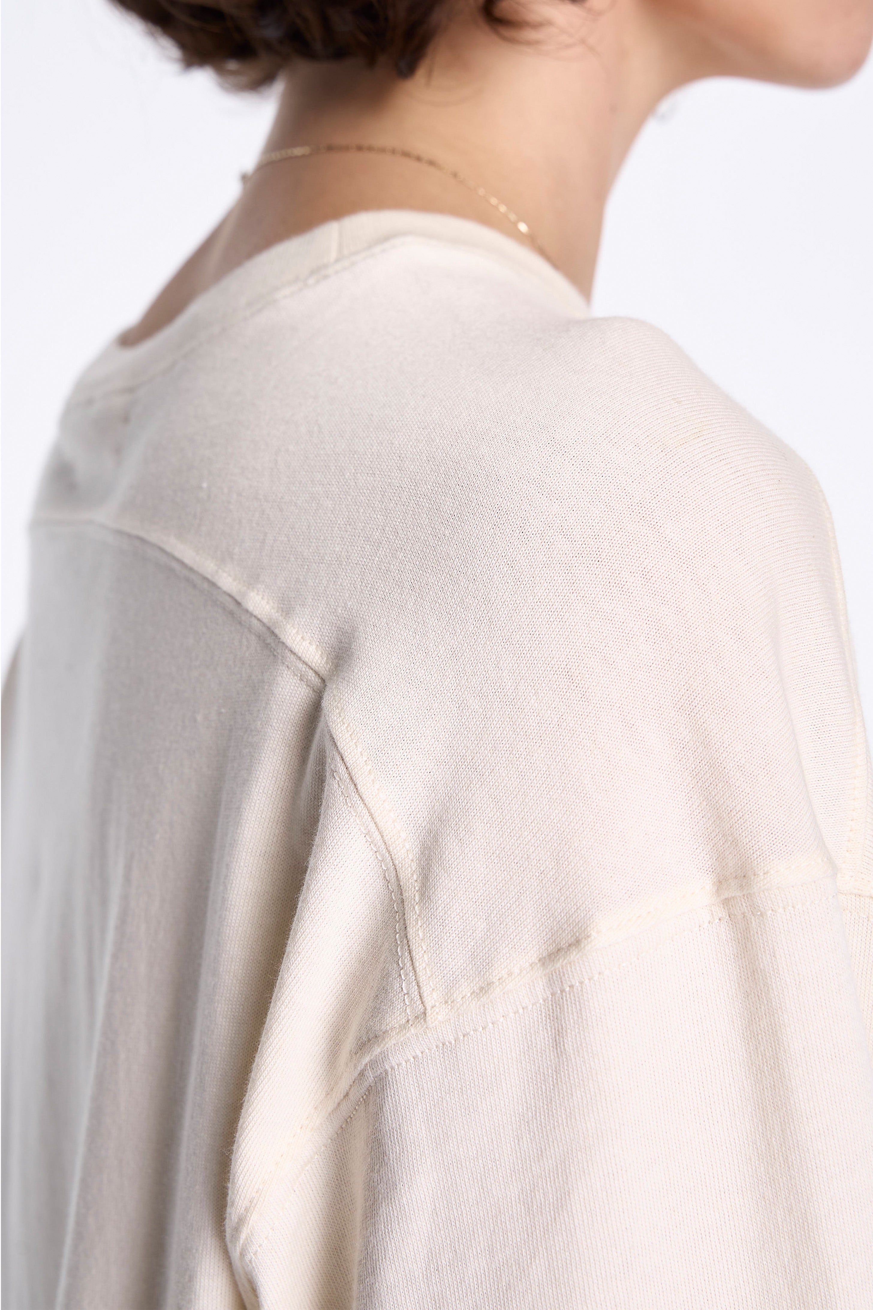 Long Sleeve Arc Tee Natural