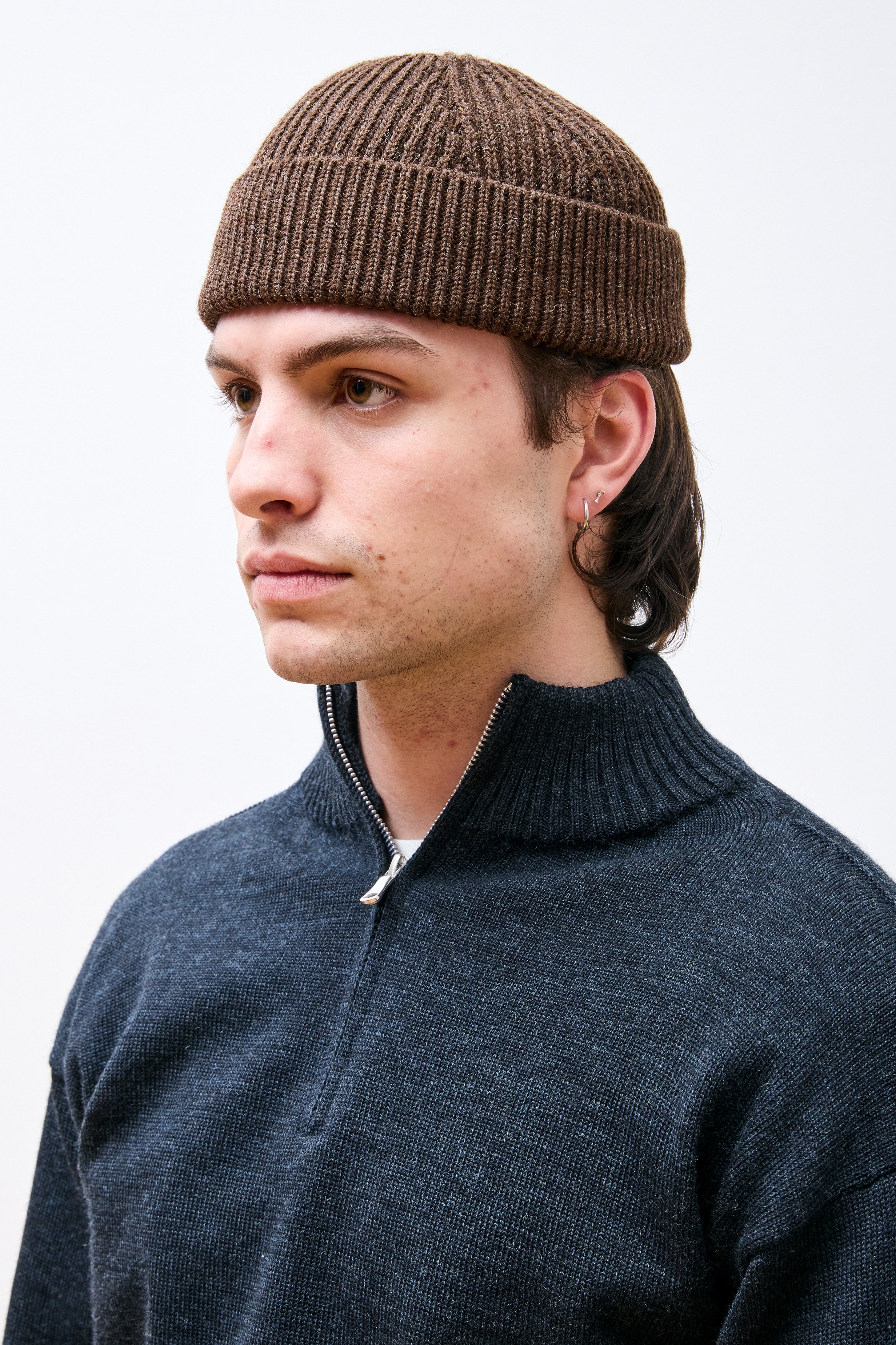 Beanie Short Natural Brown
