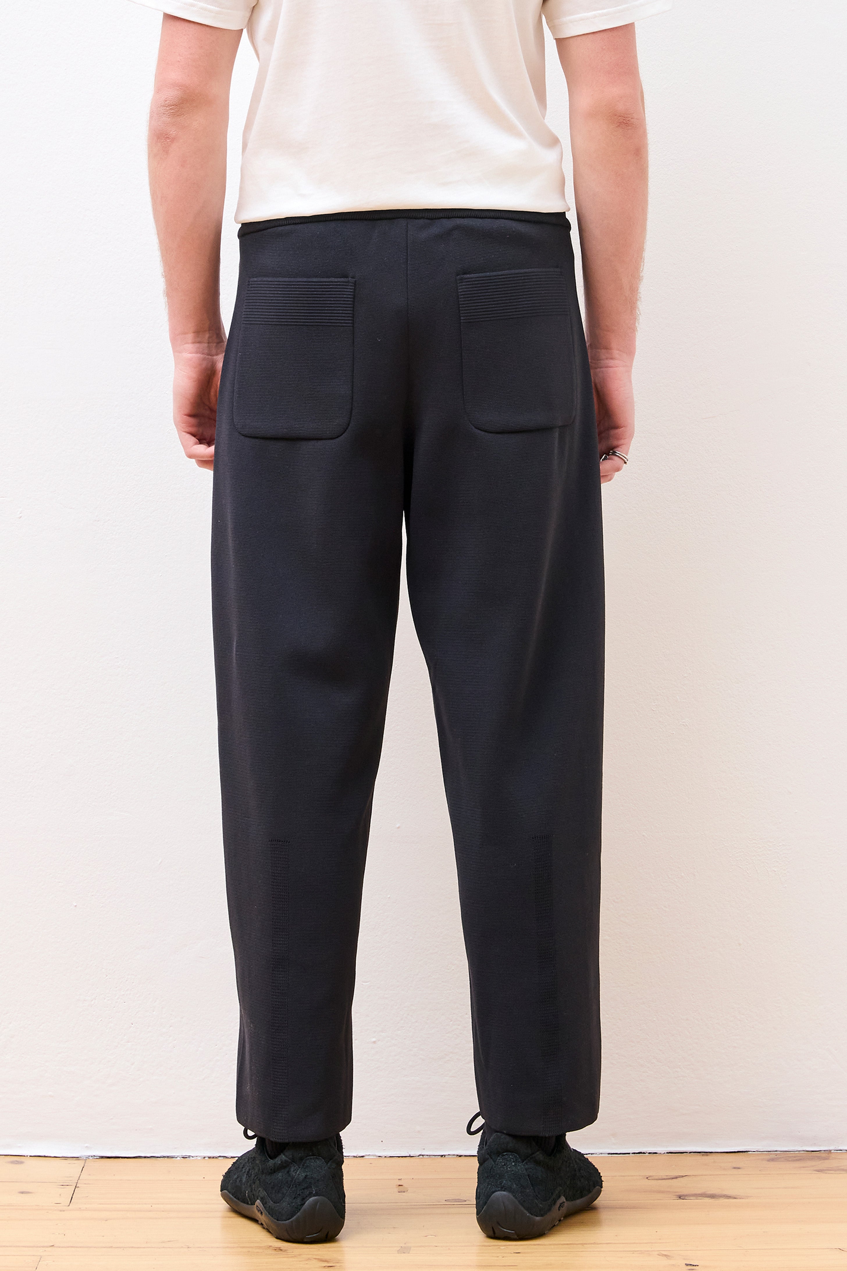 Milan Curved Pants Black