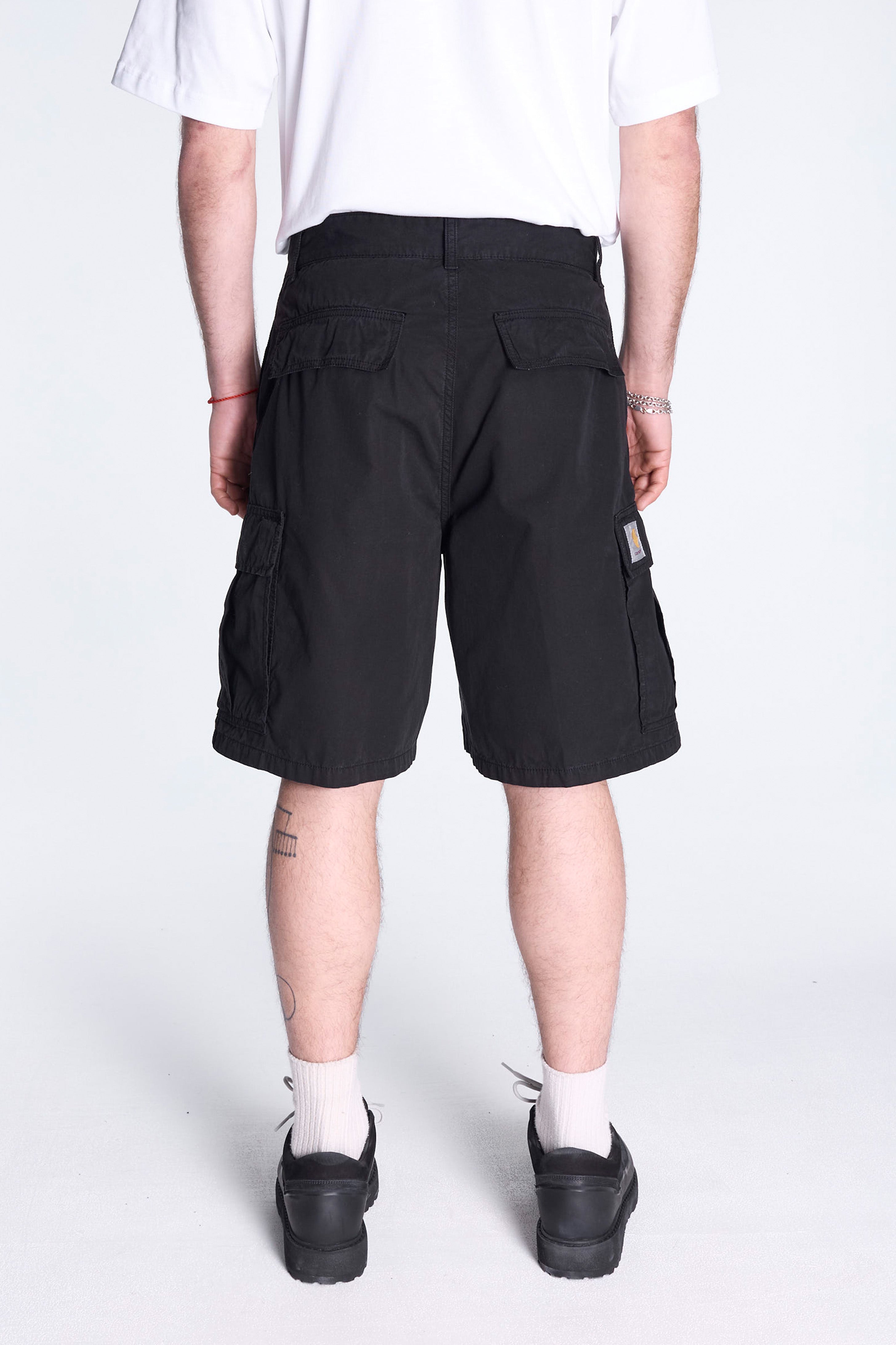 Cole Cargo Short Black Garment Dyed