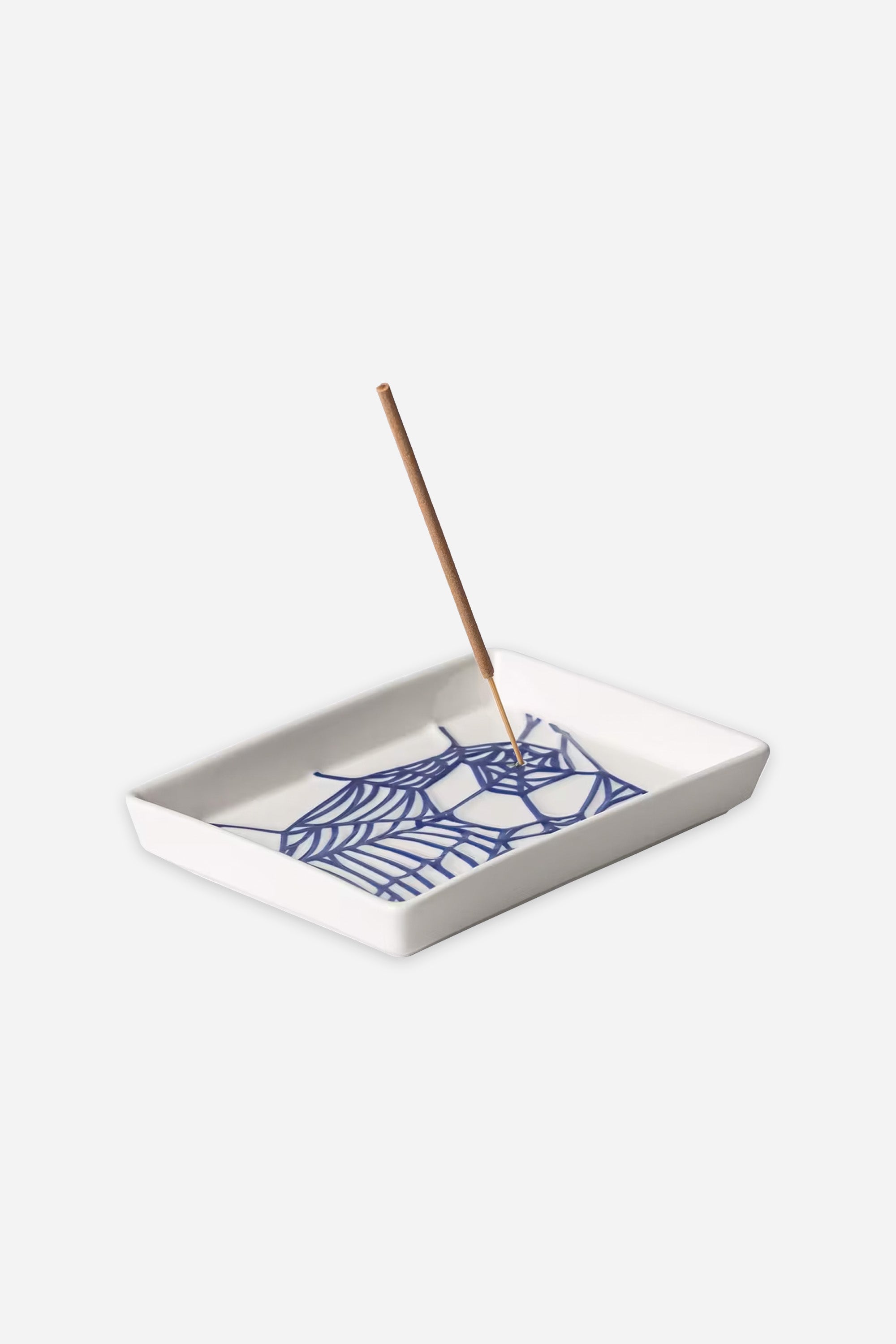 Theory and Practice Incense Tray White/Blue