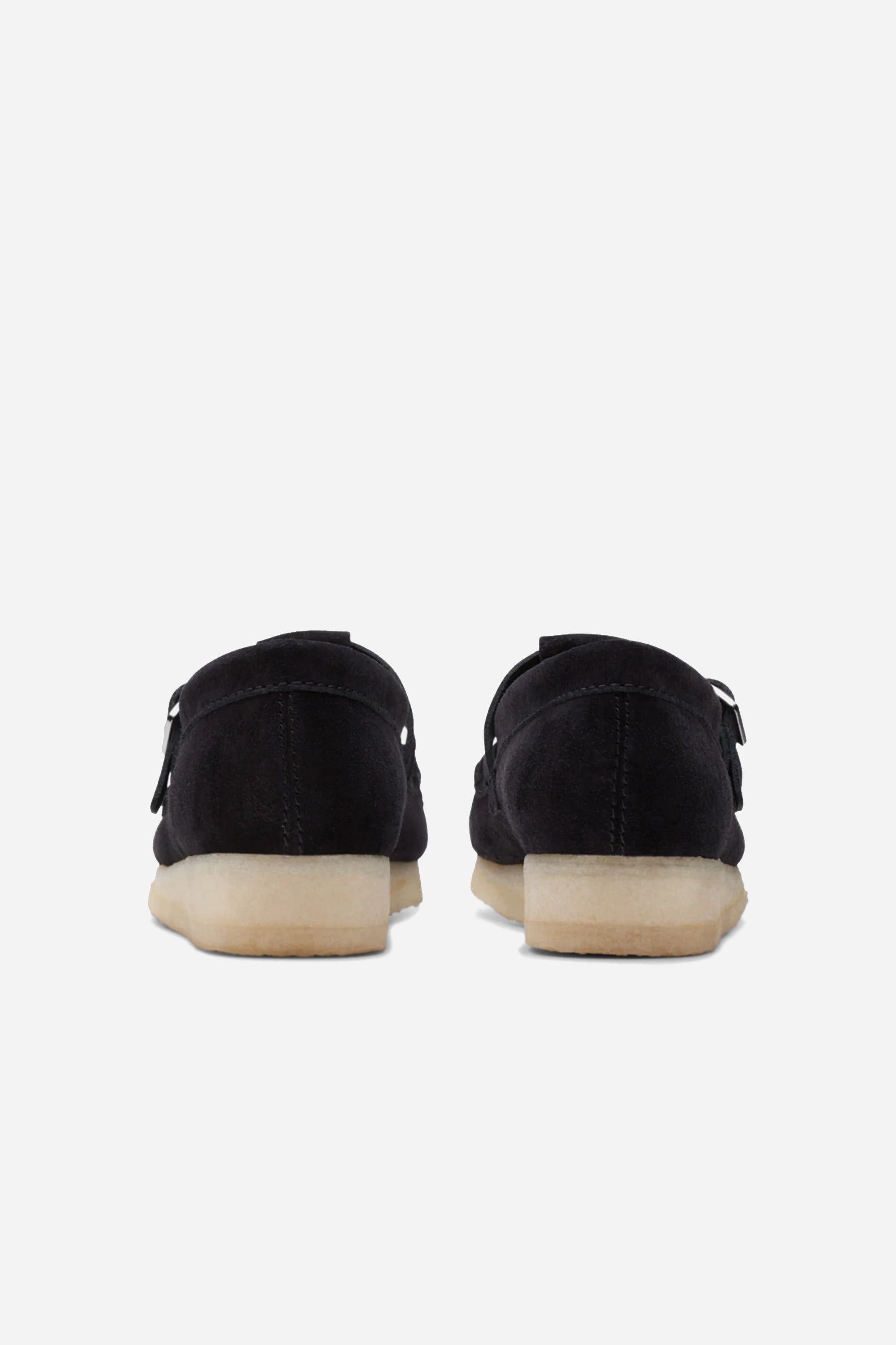 Wallabee T Bar Black Suede