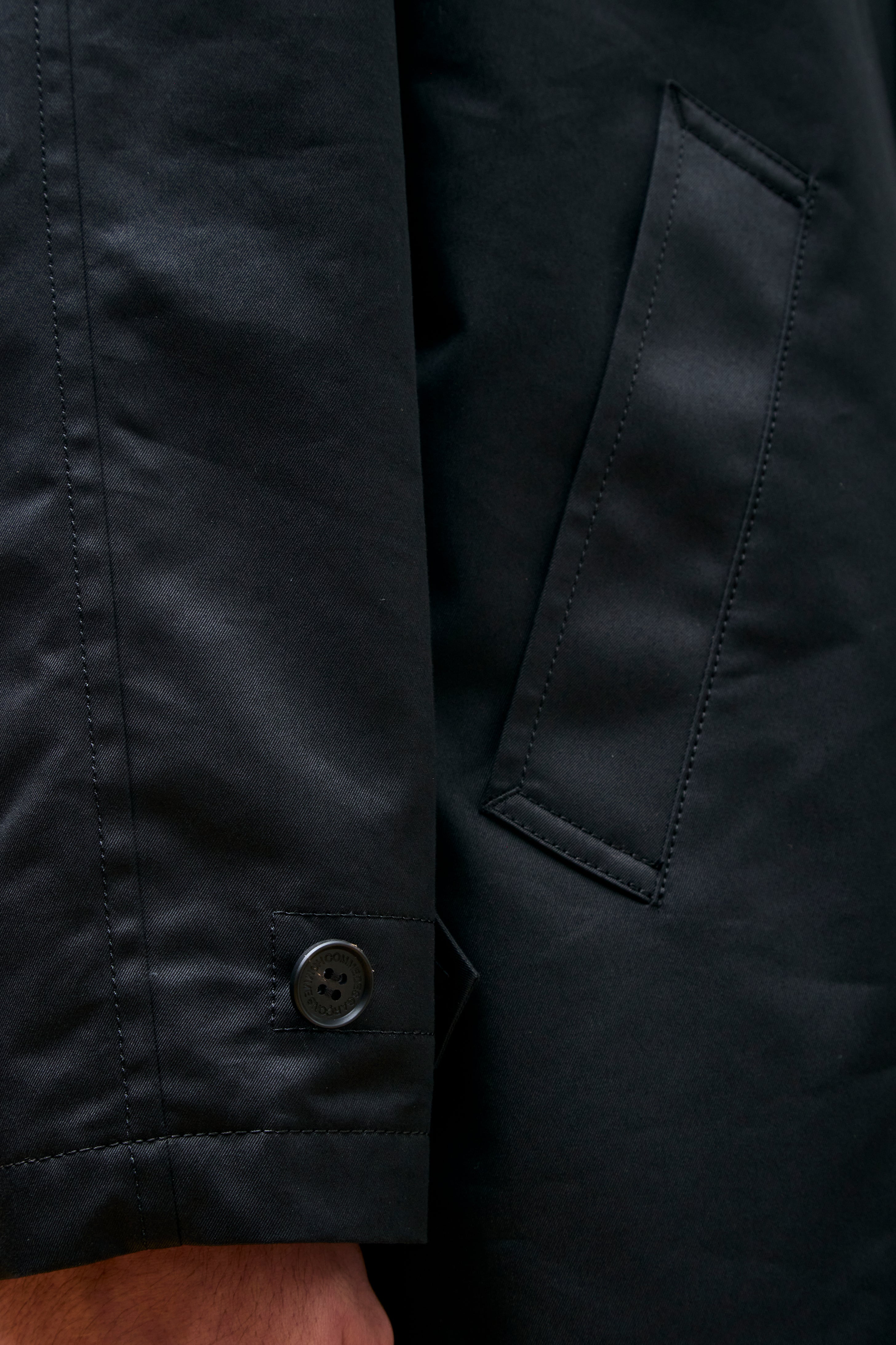 Cotton Coat Black