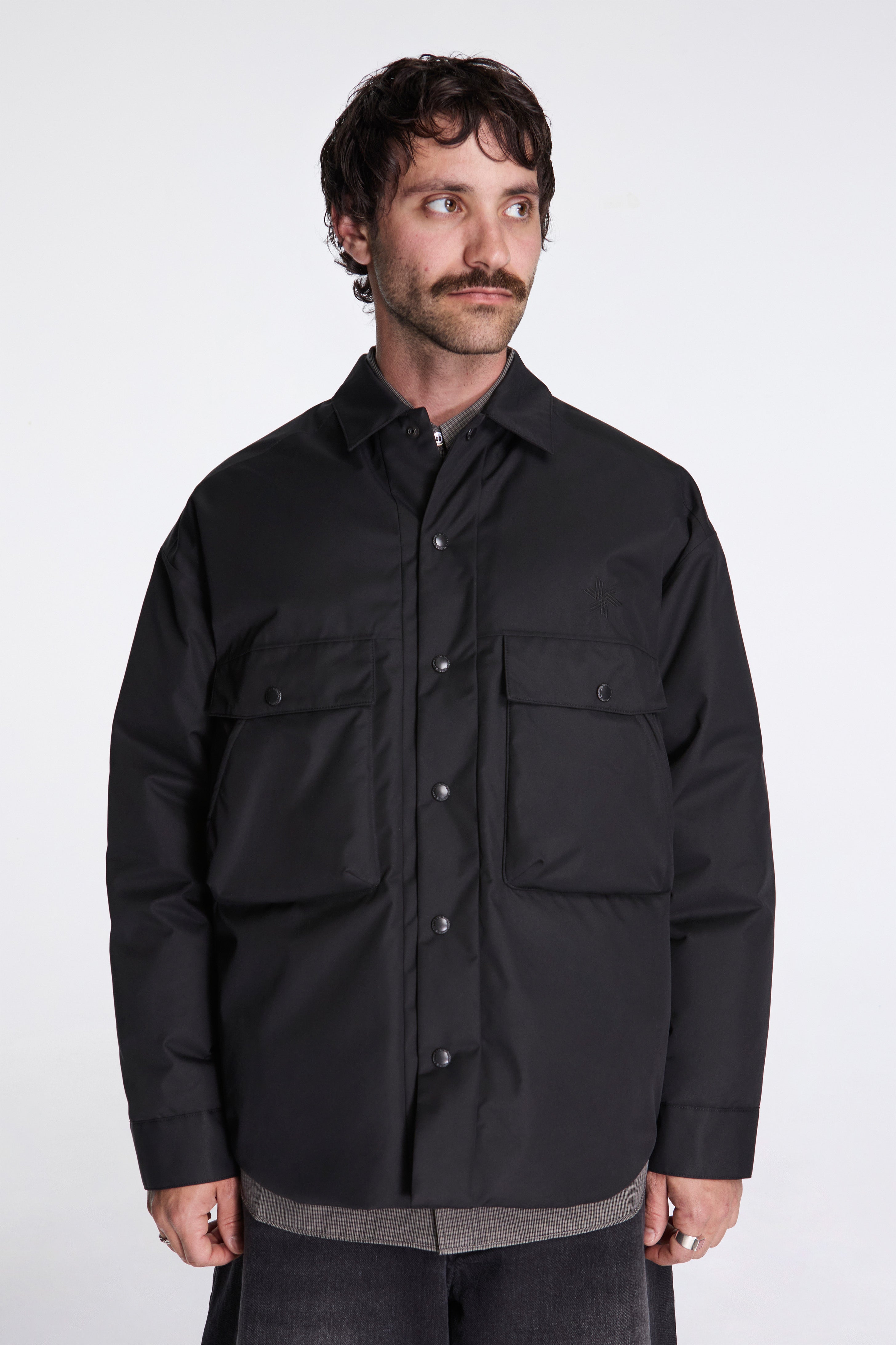 Goldwin Windstopper Double Layer Shirt Black