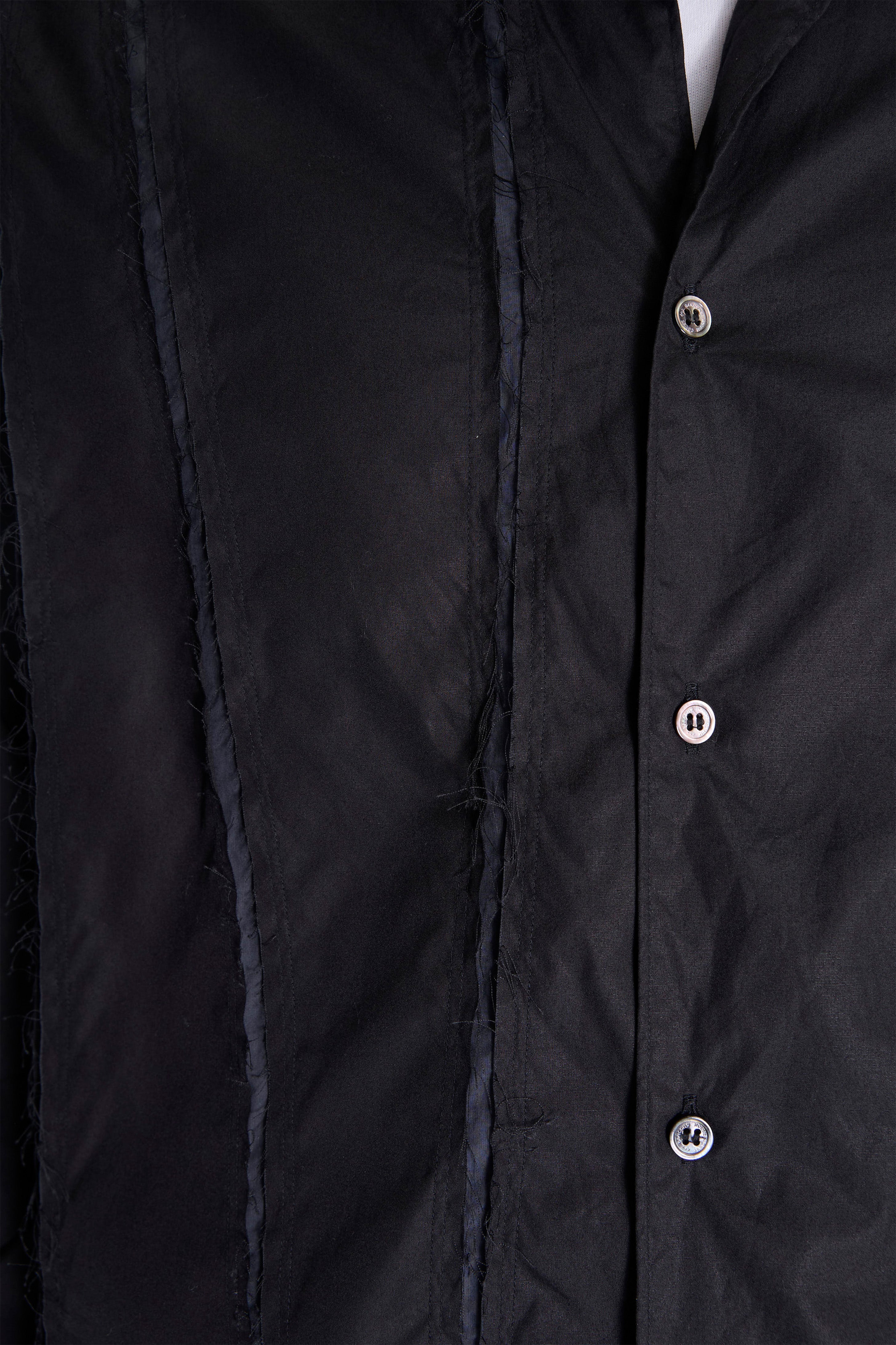 Cotton Broad Washed Shirt Black