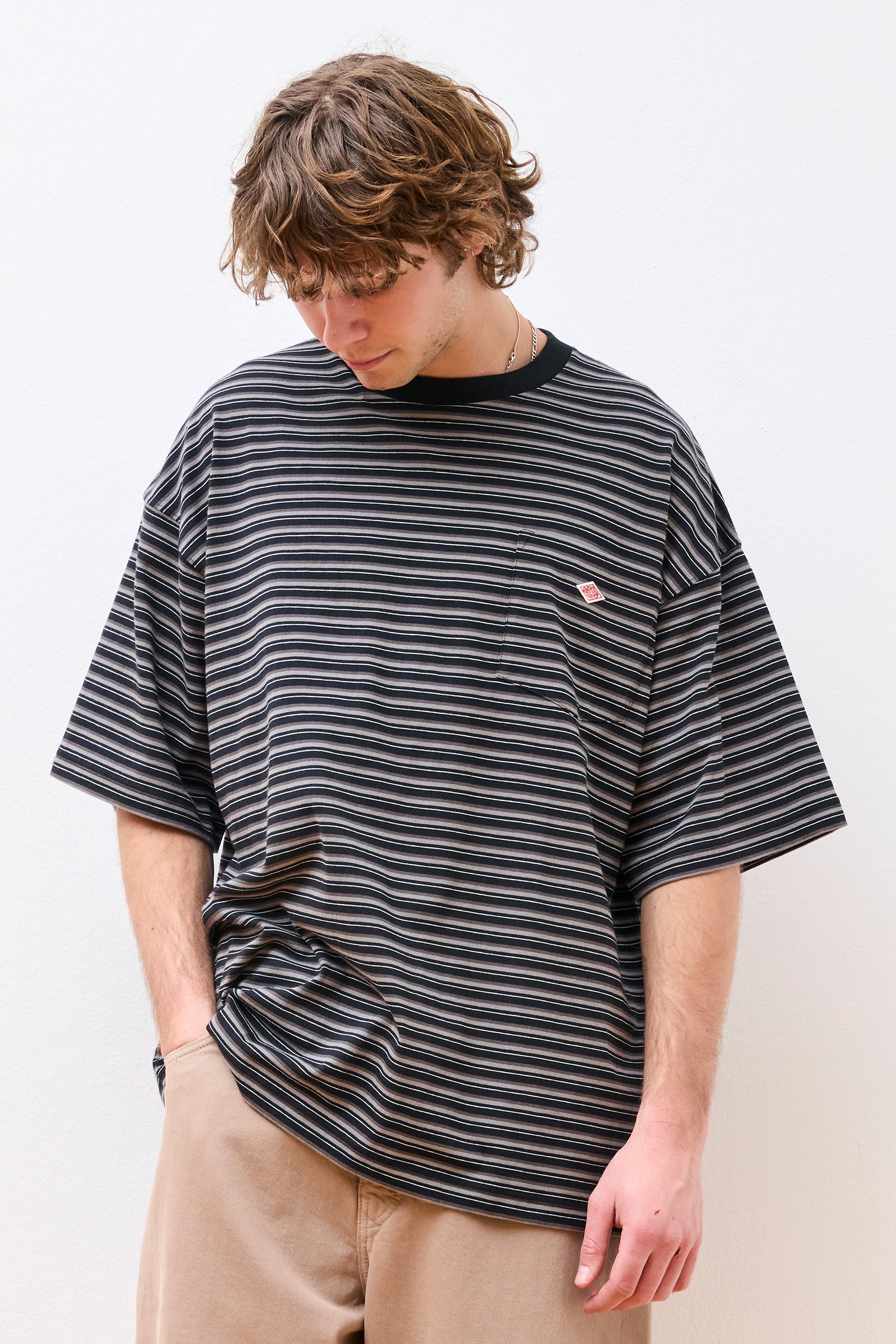 Big T-Shirt Black/Dk.Grey Multi