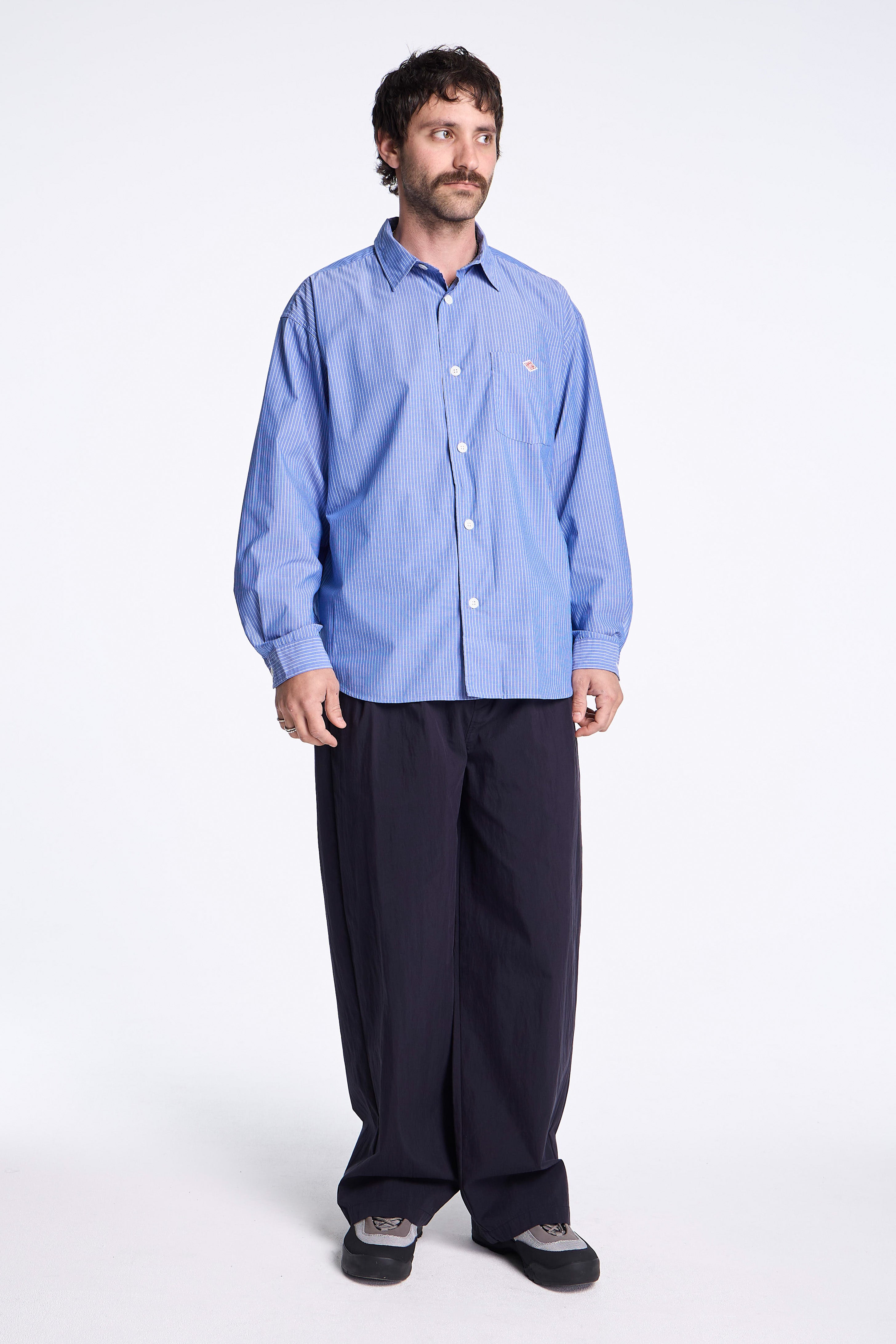 Work Shirt Blue/White Stripe