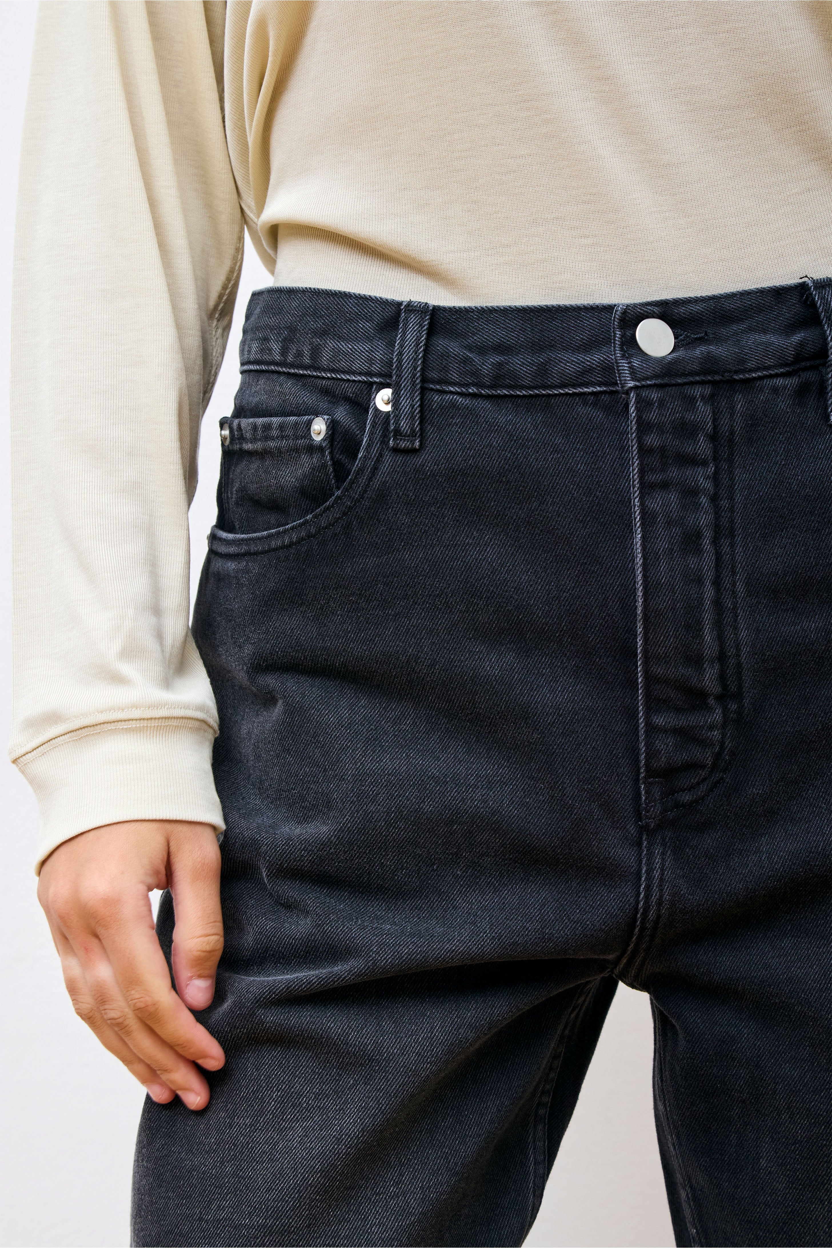 Denjo Denim Pant Washed Black