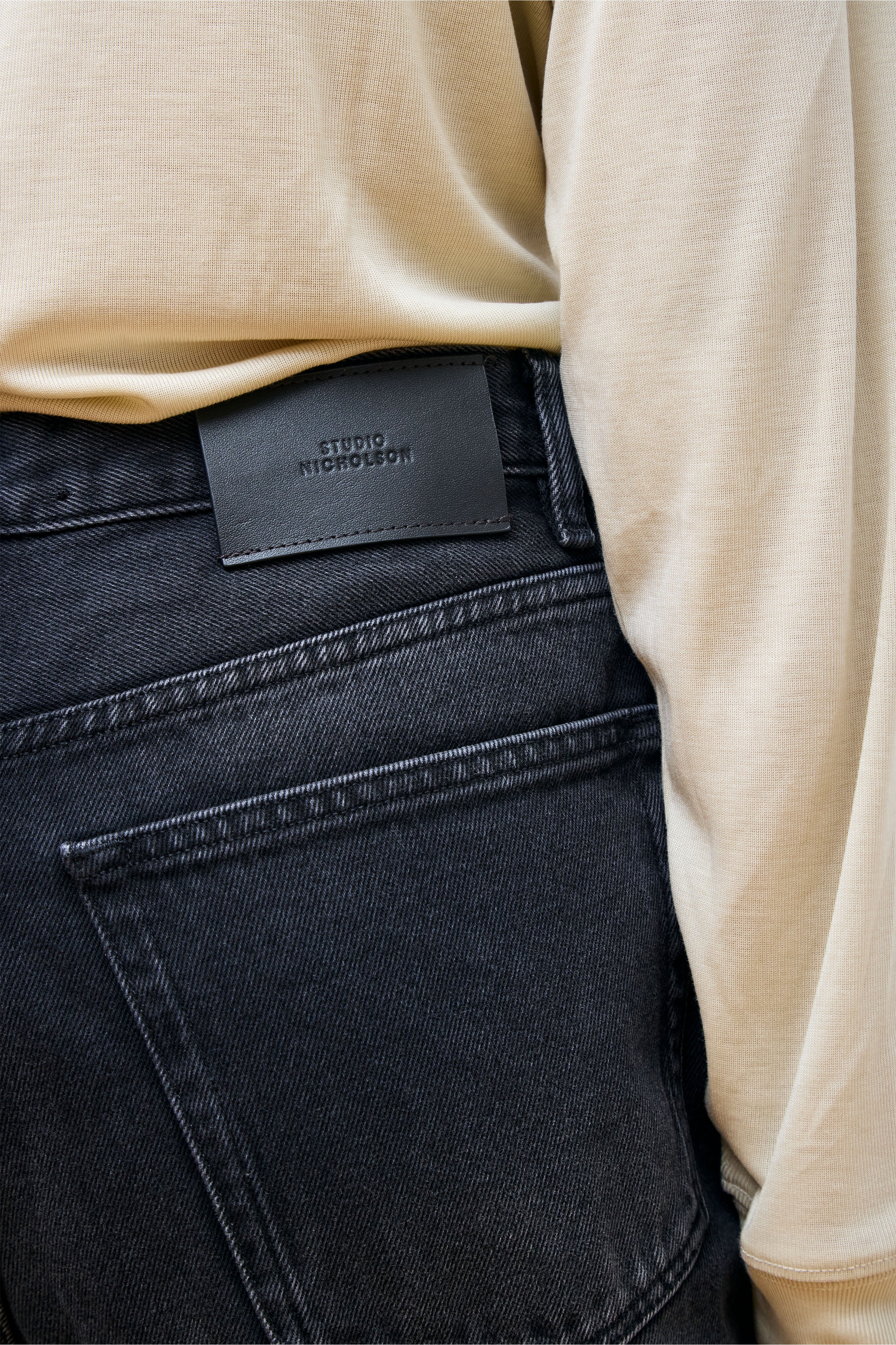 Denjo Denim Pant Washed Black