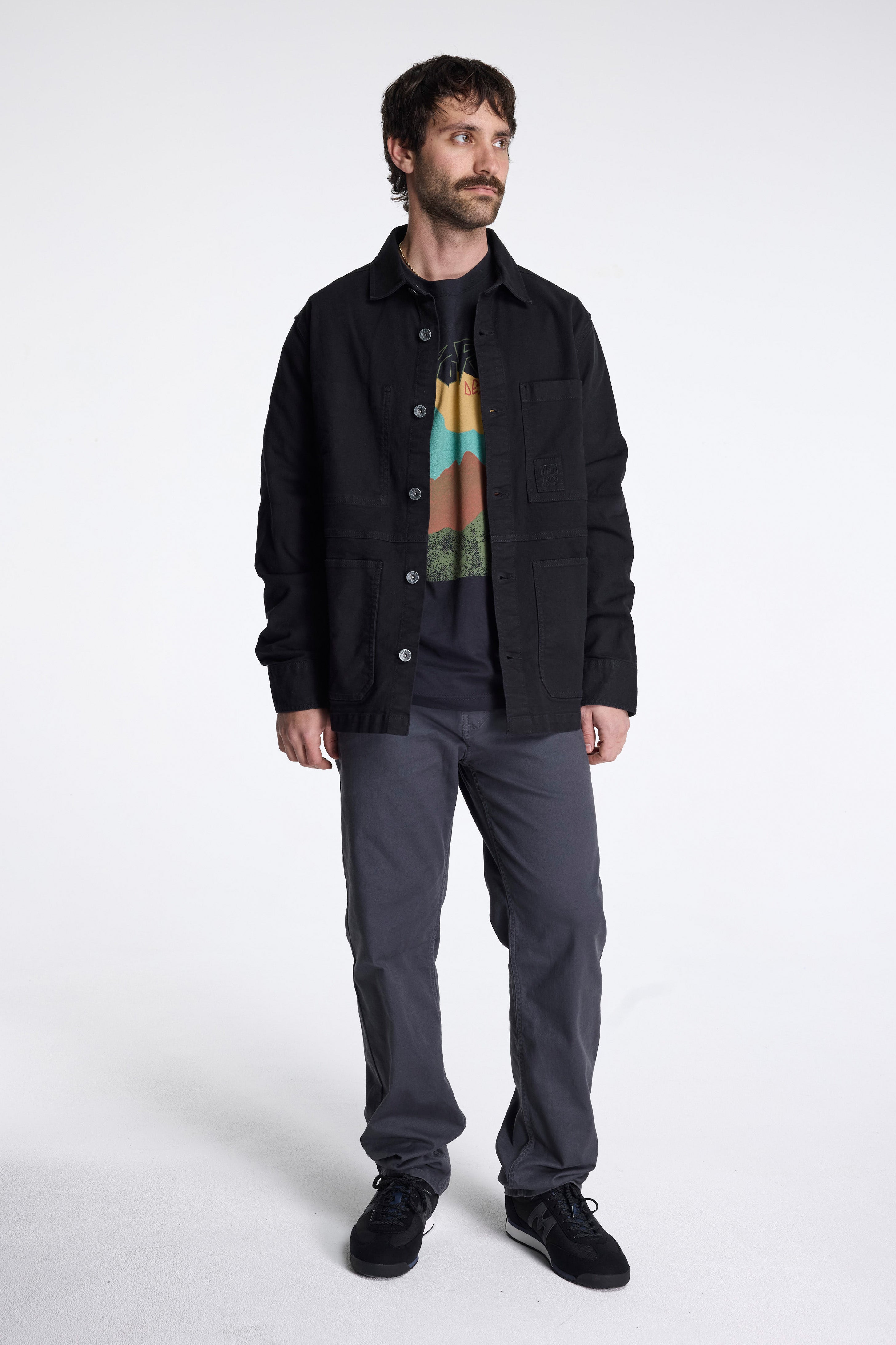 Dirt 5-Pocket Pants Mens Asphalt